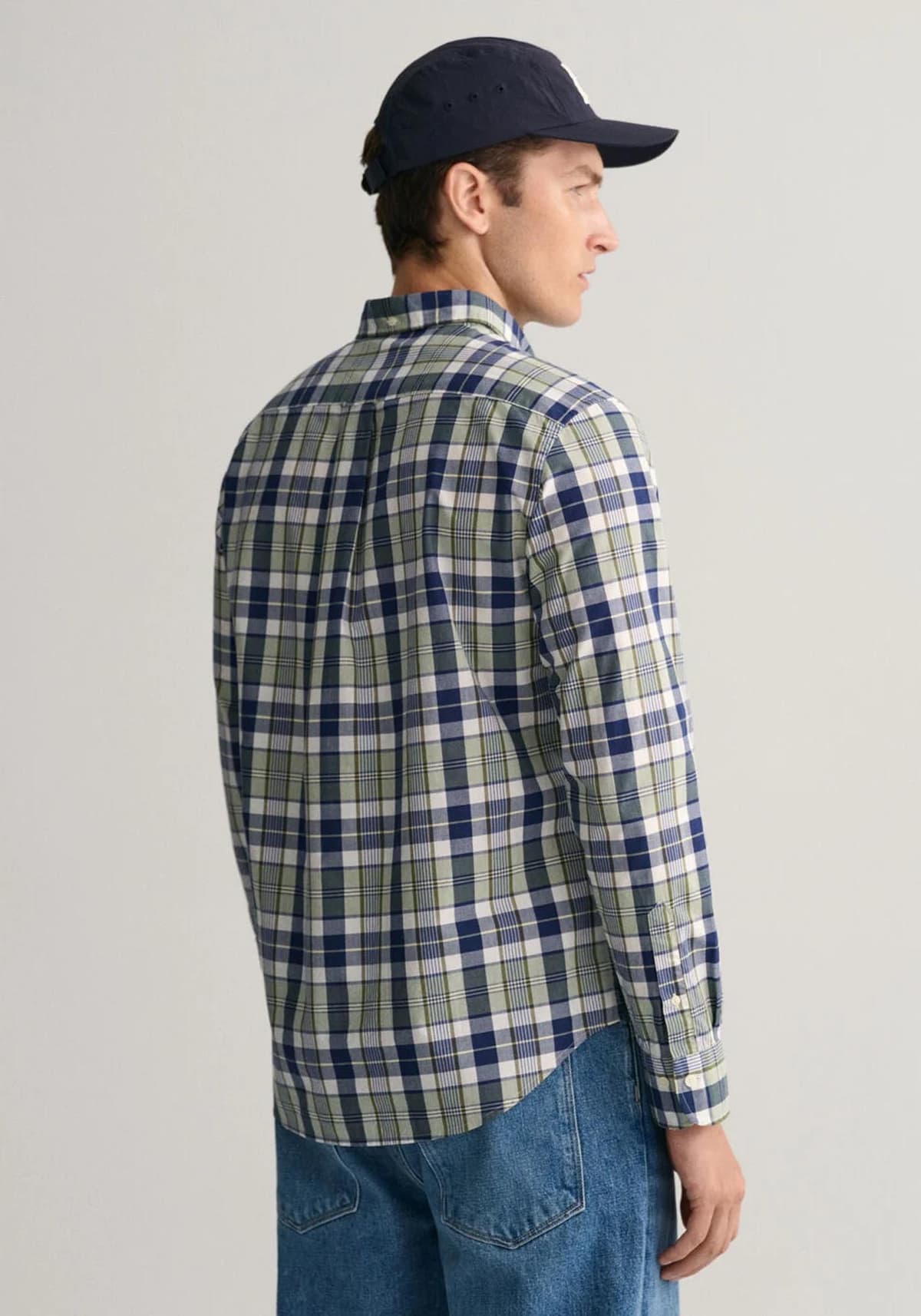 Men's Shirts Gant Green