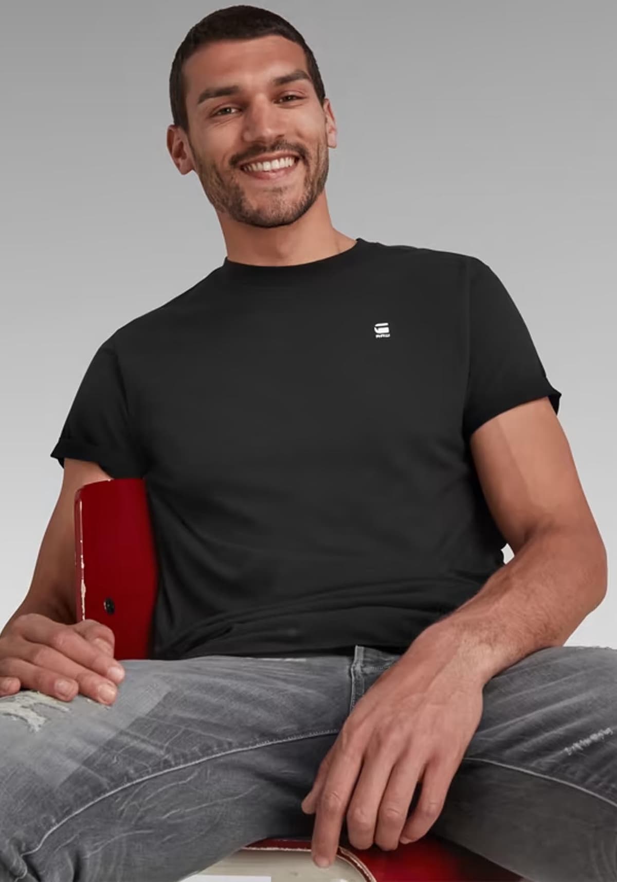 Men's T-Shirts G-Star Raw Black