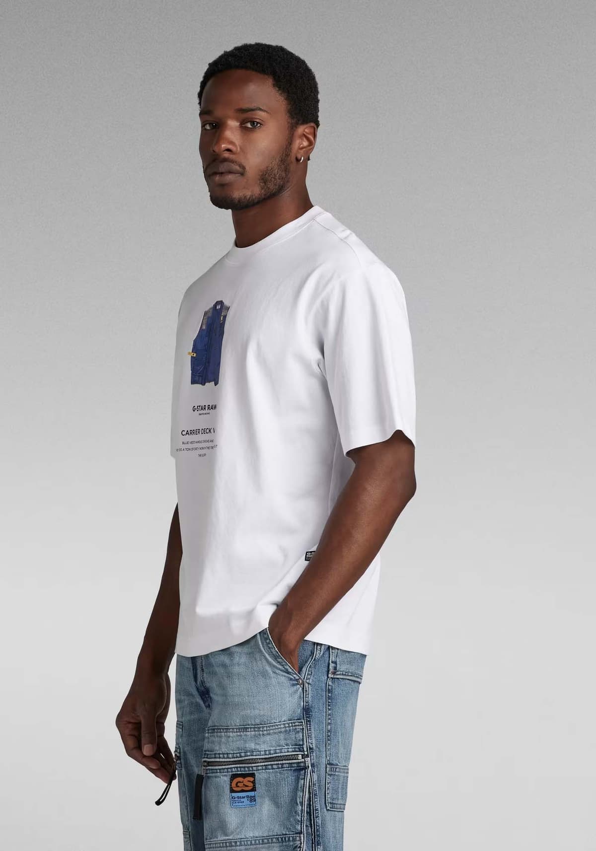 Men's T-Shirts G-Star Raw White