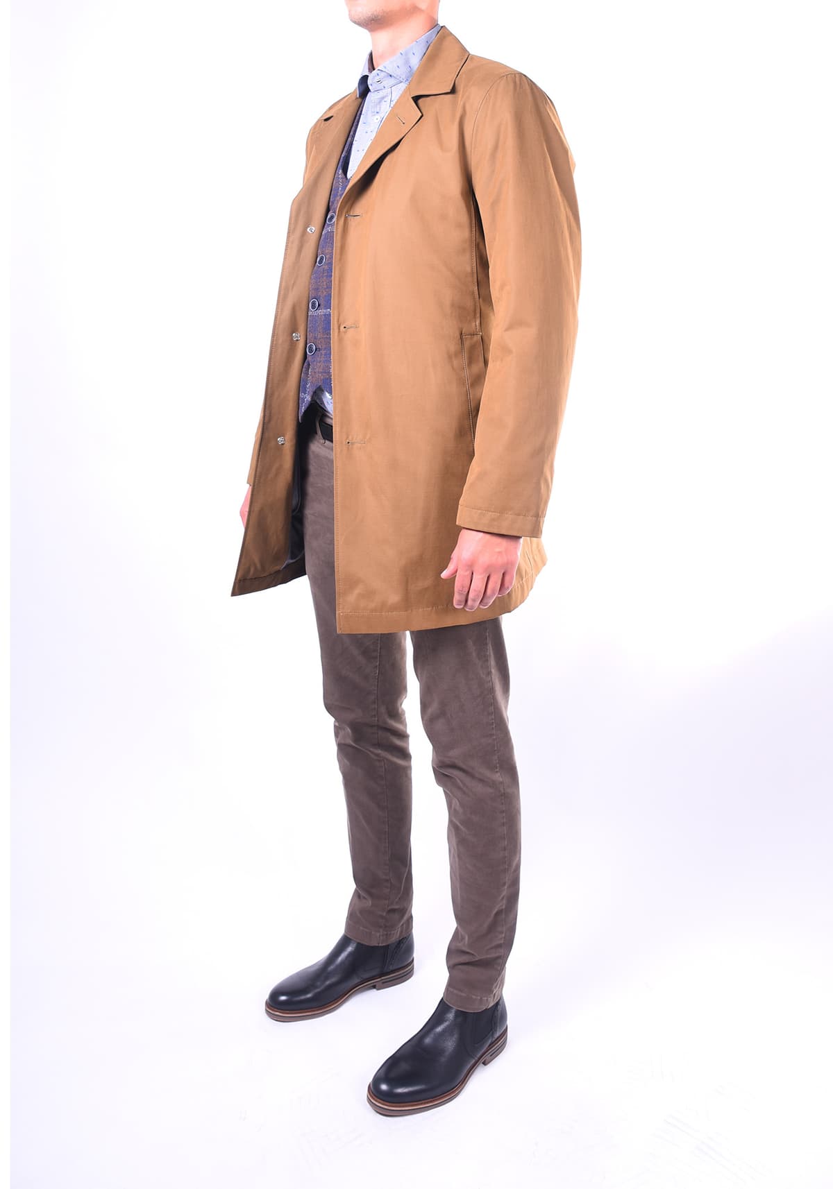 Men's Trench Coats Daniel Hechter Brown