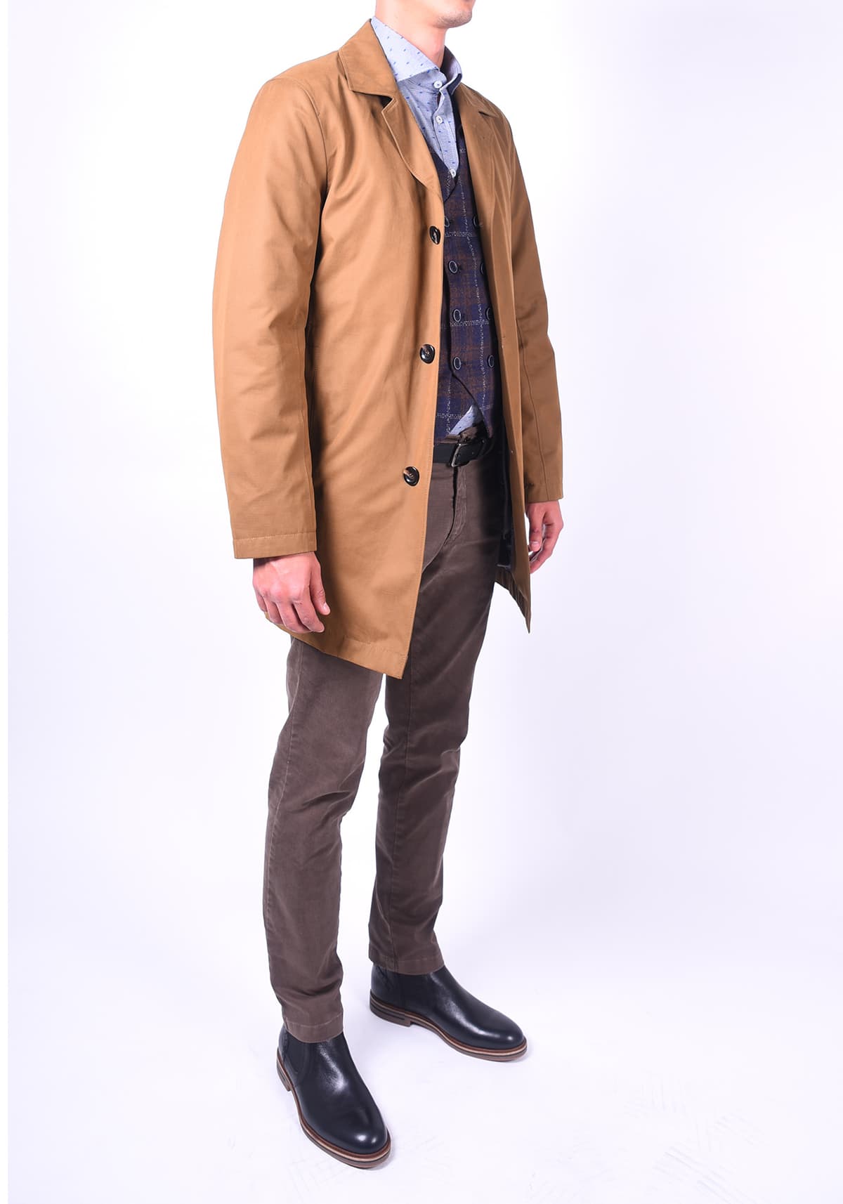 Men's Trench Coats Daniel Hechter Brown
