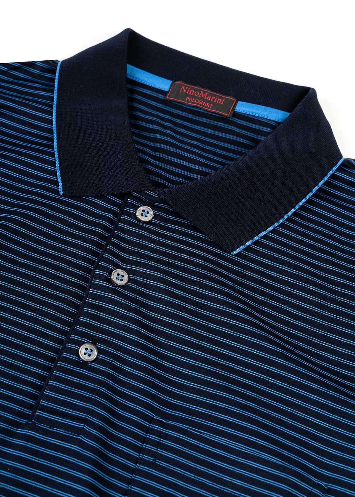 Men's Polo Shirts Nino Marini Blue