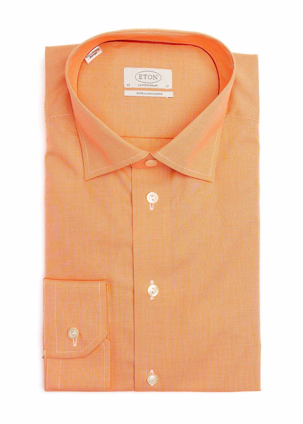 Men's Shirts Eton Shirt Orange