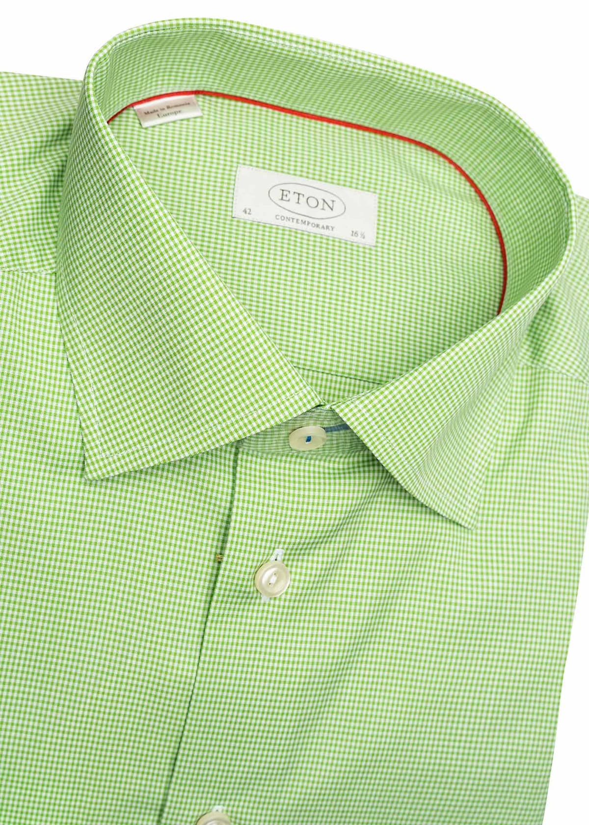 Men's Shirts Eton Shirt Green