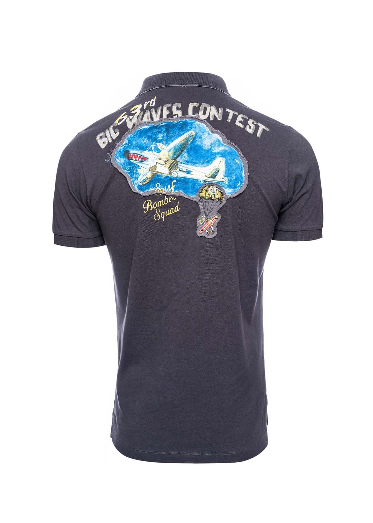 Men's Polo Shirts La Tortuga Gray