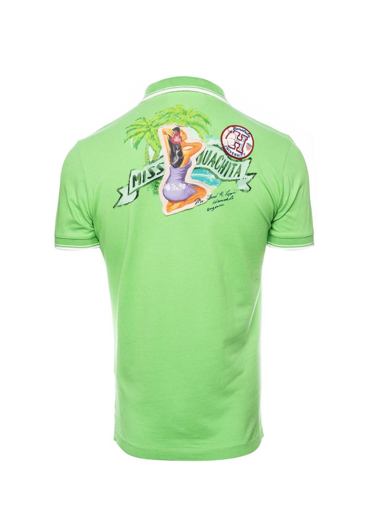 Men's Polo Shirts La Tortuga Green