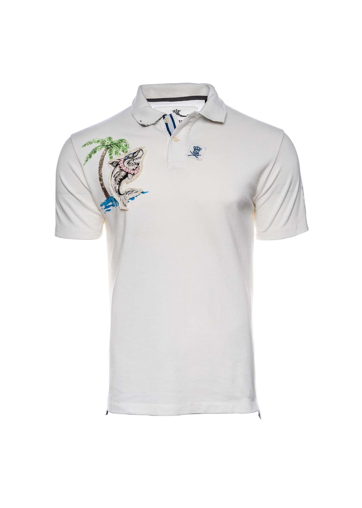 Men's Polo Shirts La Tortuga White
