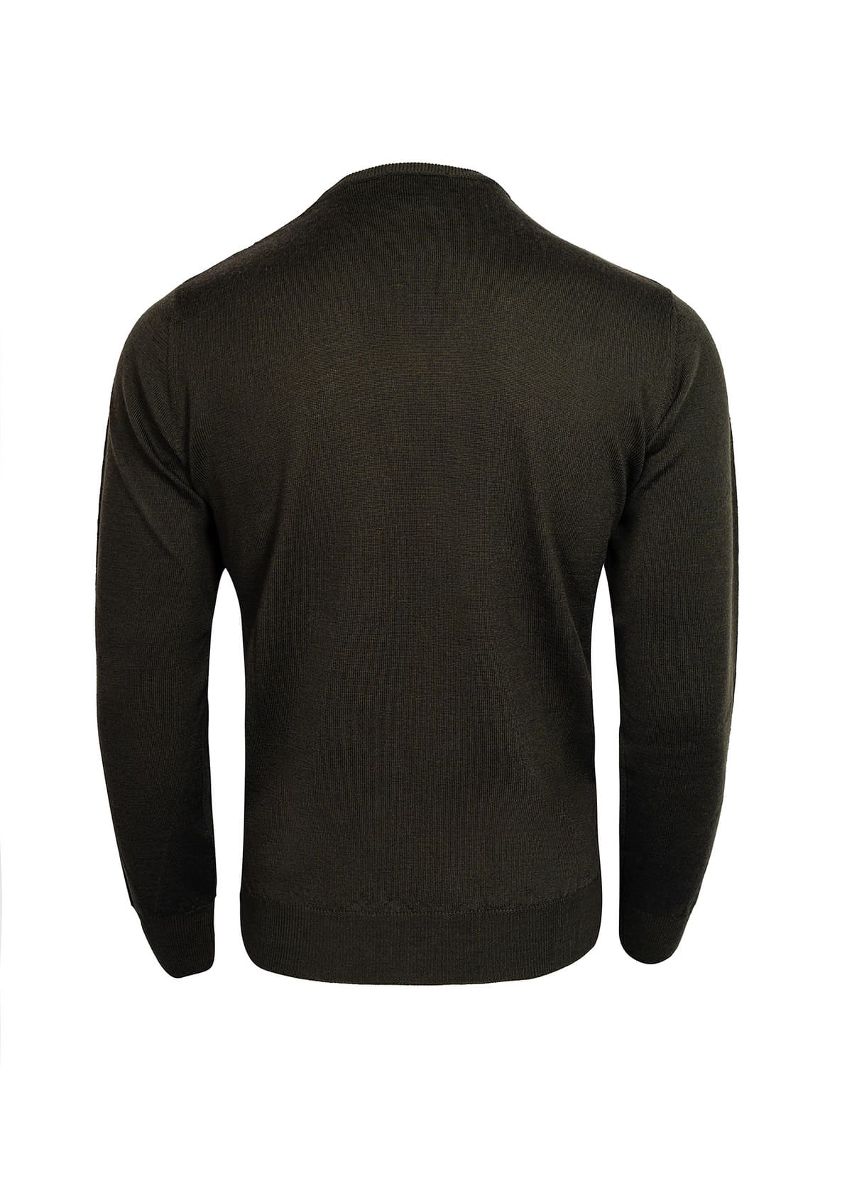 Πλεκτή μπλούζα με Ο-Neck λαιμόκοψη - 10 2140 /970 Khaki