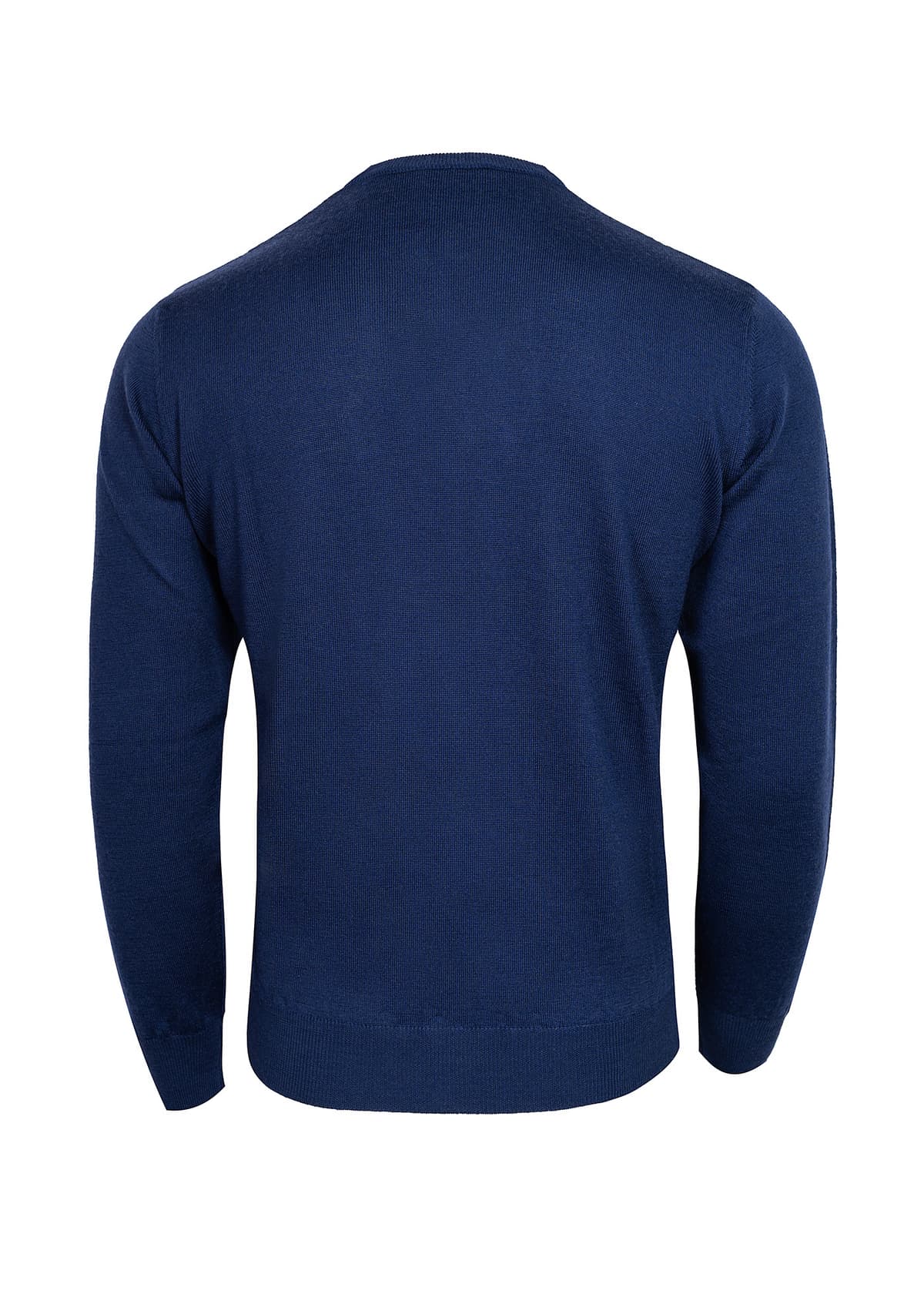 Πλεκτή μπλούζα με V-Neck λαιμόκοψη - 10 2110 /400 Blue