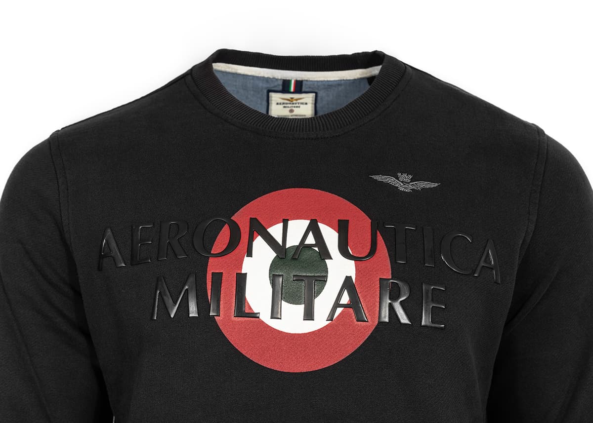 Φούτερ Felpa Girocollo σε κανονική γραμμή - Black 34300