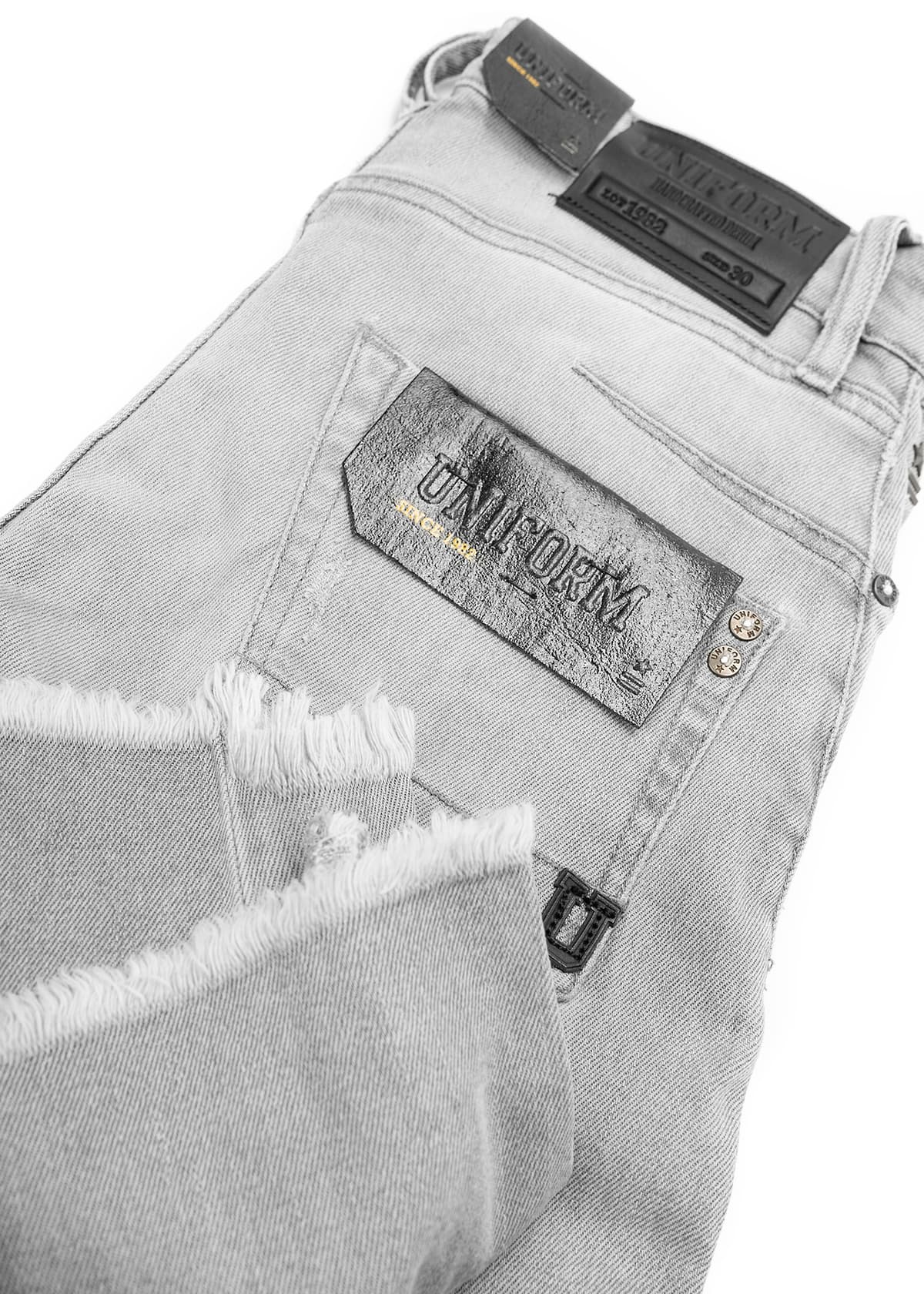 Men's Jeans Uniform Gray