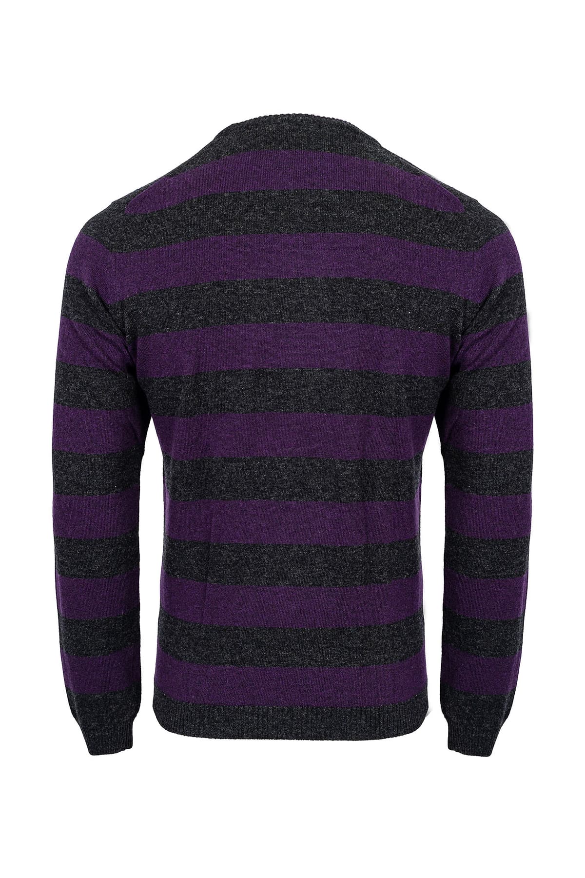 Joop! Πλεκτή μπλούζα Stripe - 50039 251091 180 Grey/Purple