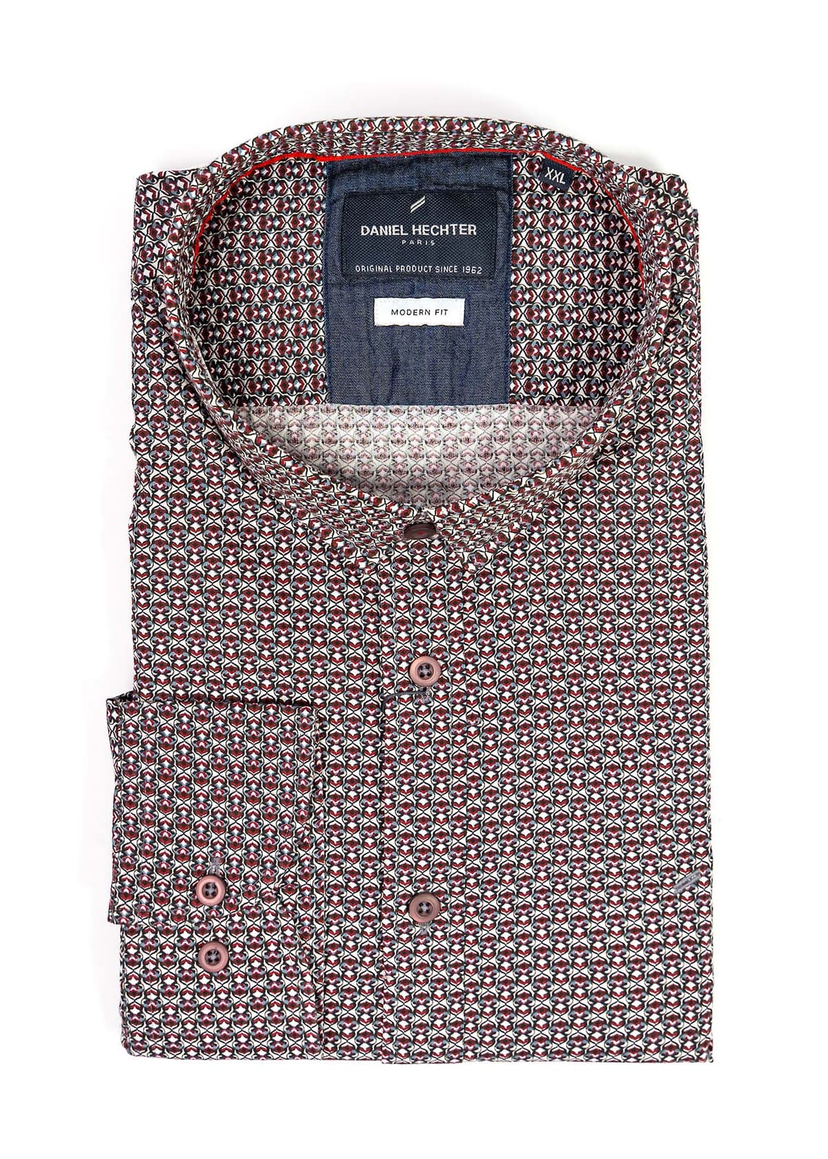 Men's Shirts Daniel Hechter Bordeaux