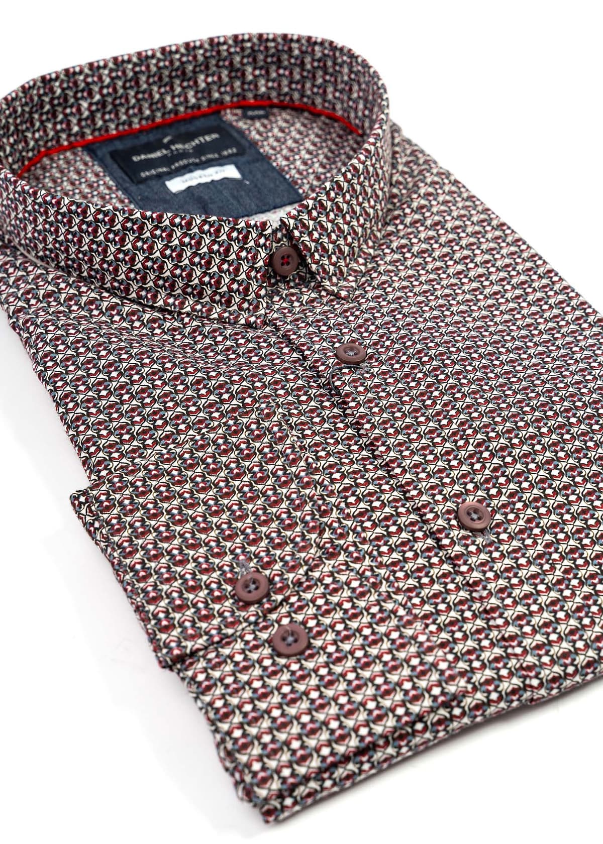 Men's Shirts Daniel Hechter Bordeaux