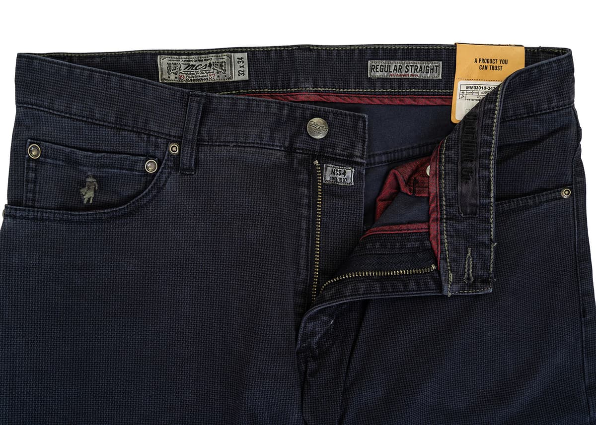 Men's Pants MCS Marlboro Classics Blue