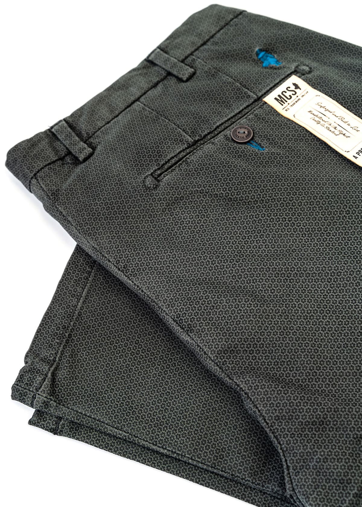 Men's Pants MCS Marlboro Classics Green