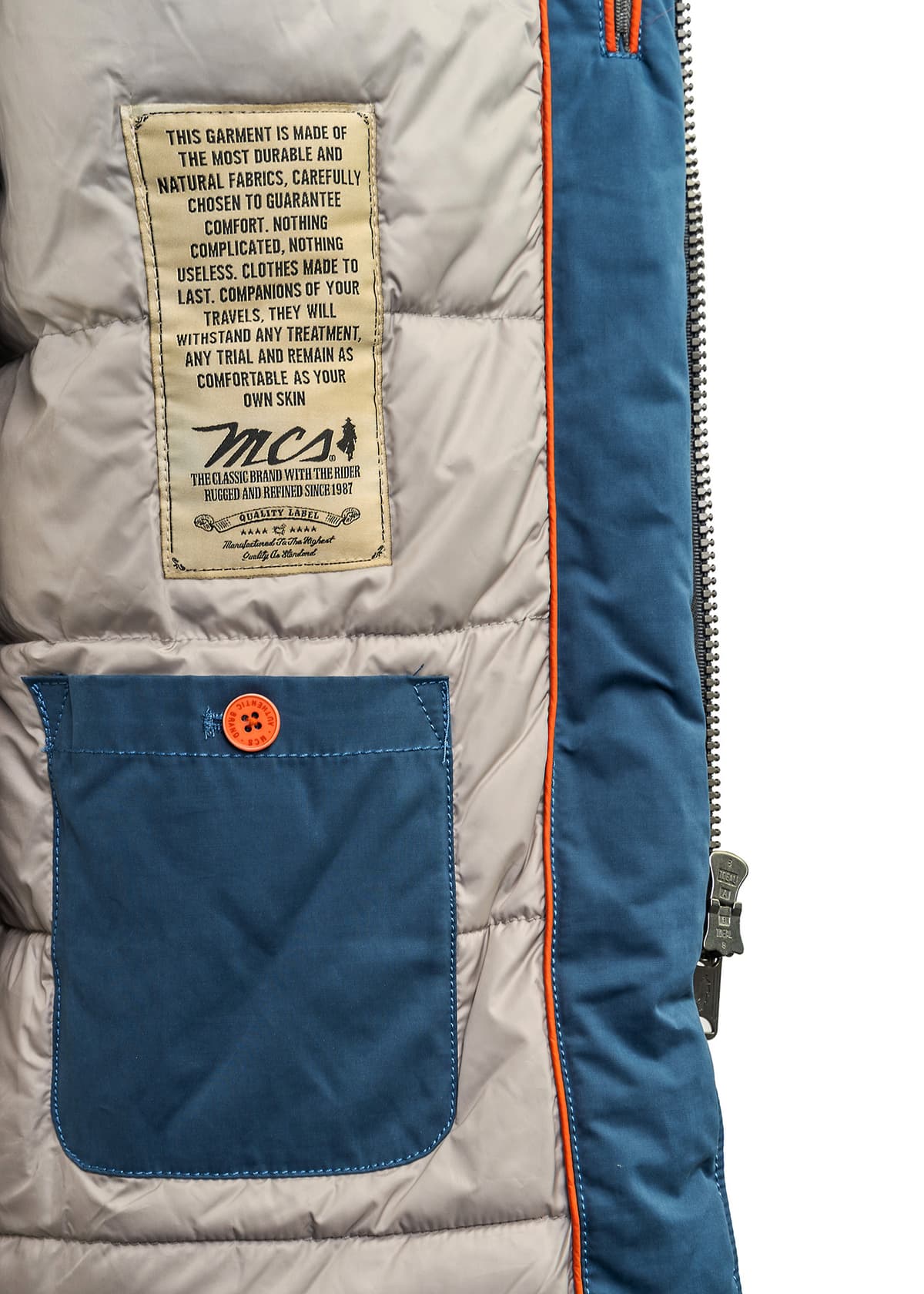 Men's Jackets MCS Marlboro Classics Blue