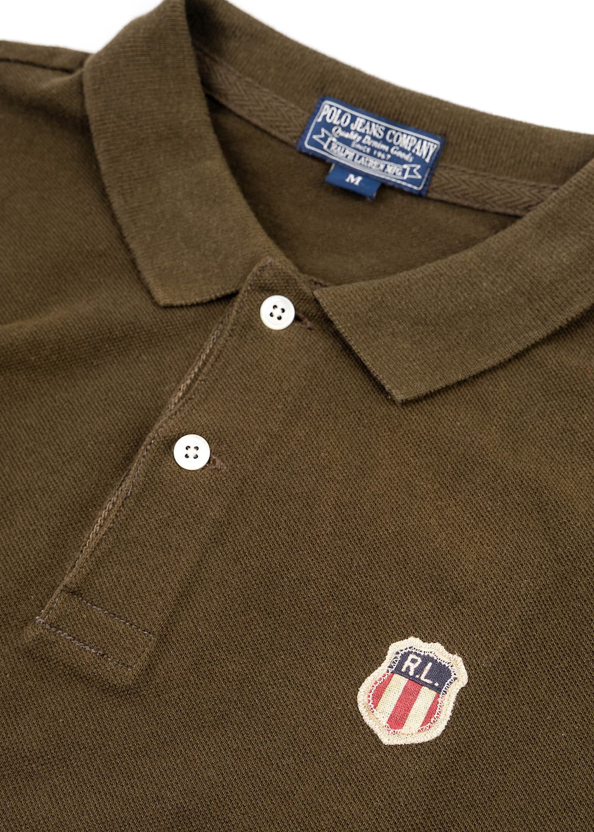 Ανδρική Terrnece Solid Pique Polo μπλούζα σε Custom γραμμή - 0437446 Hunter Olive