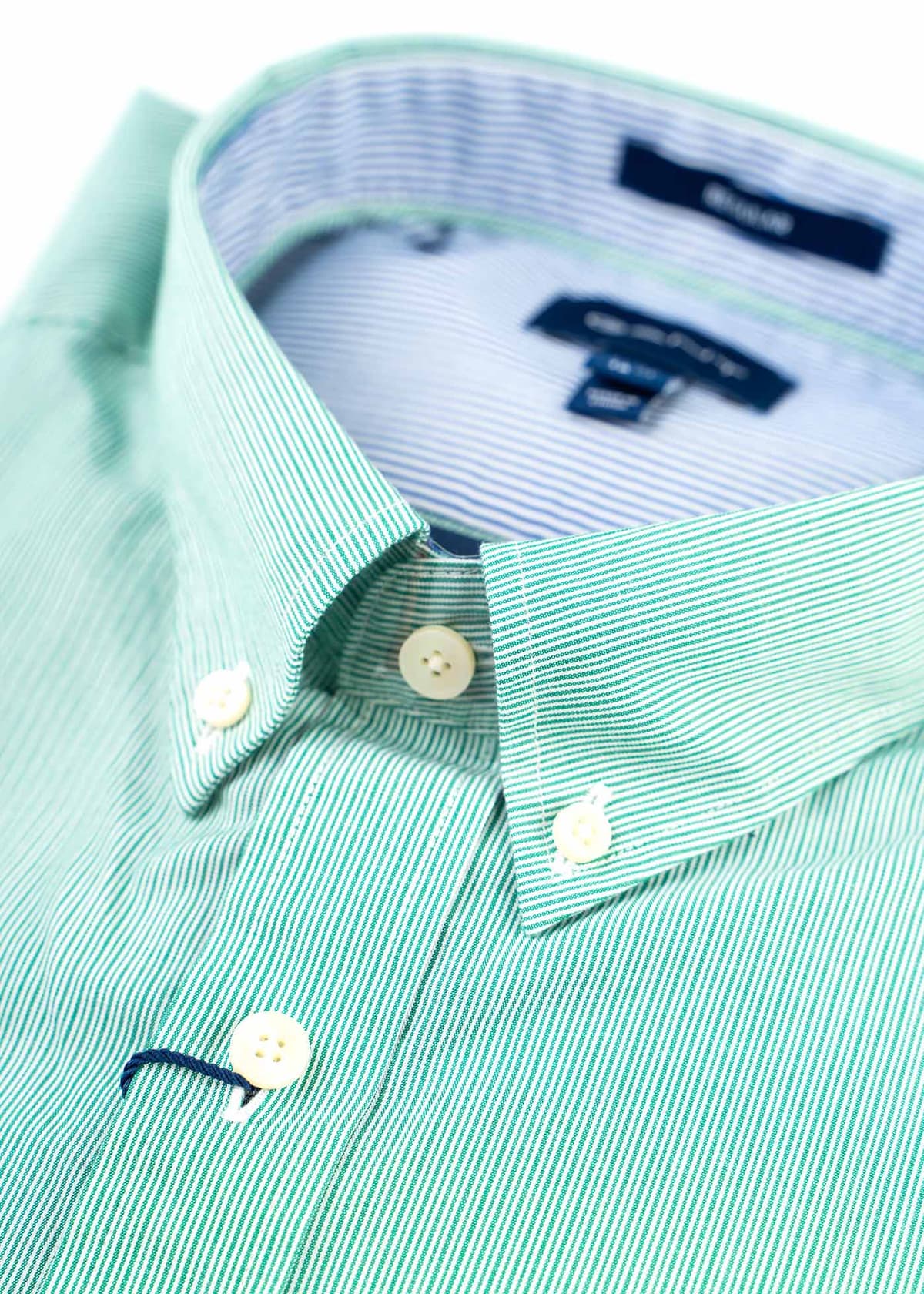 Men's Shirts Gant Green