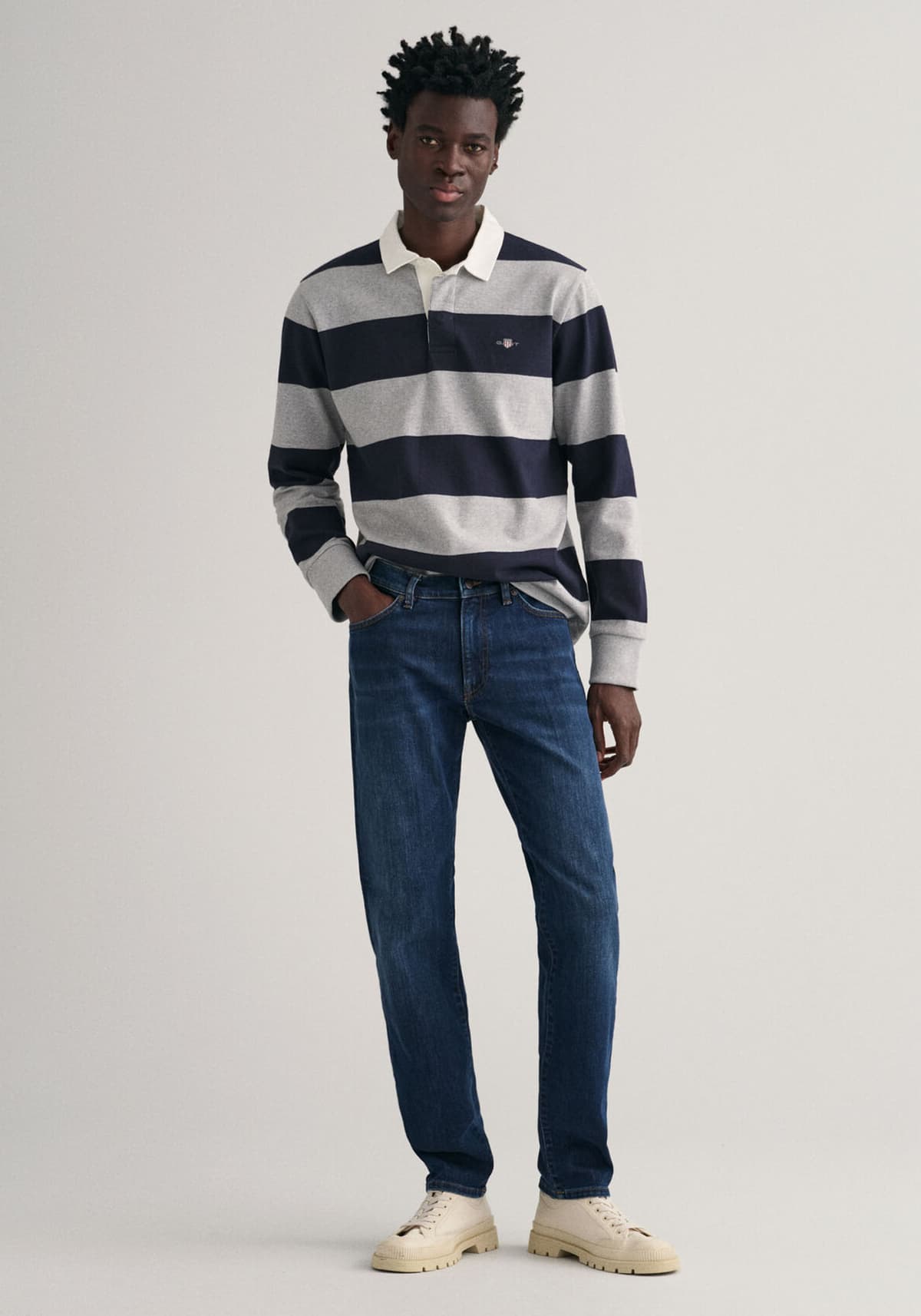 Men's Pants Gant Blue