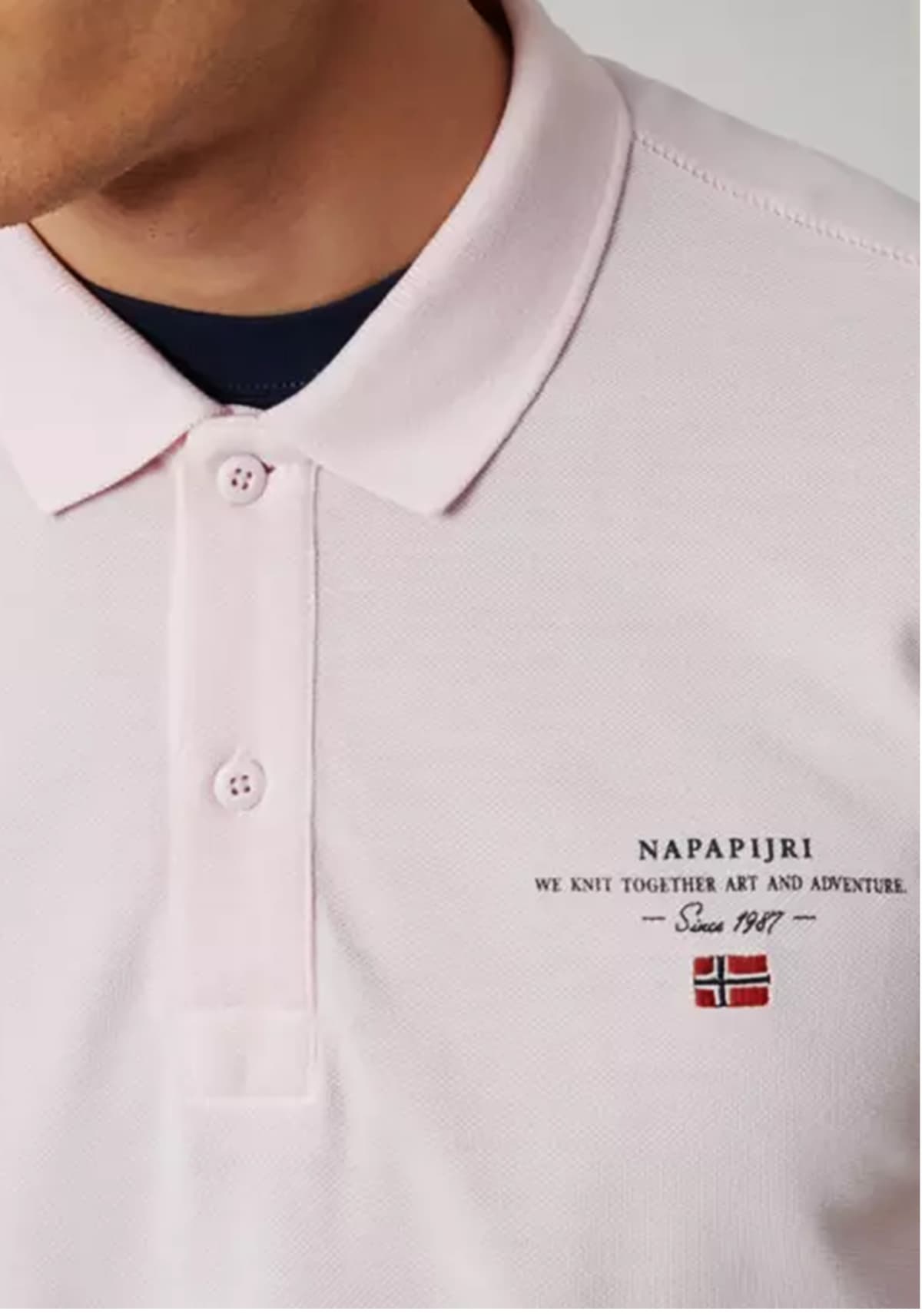 Short sleeve polo shirt Elbas 3 - Pink