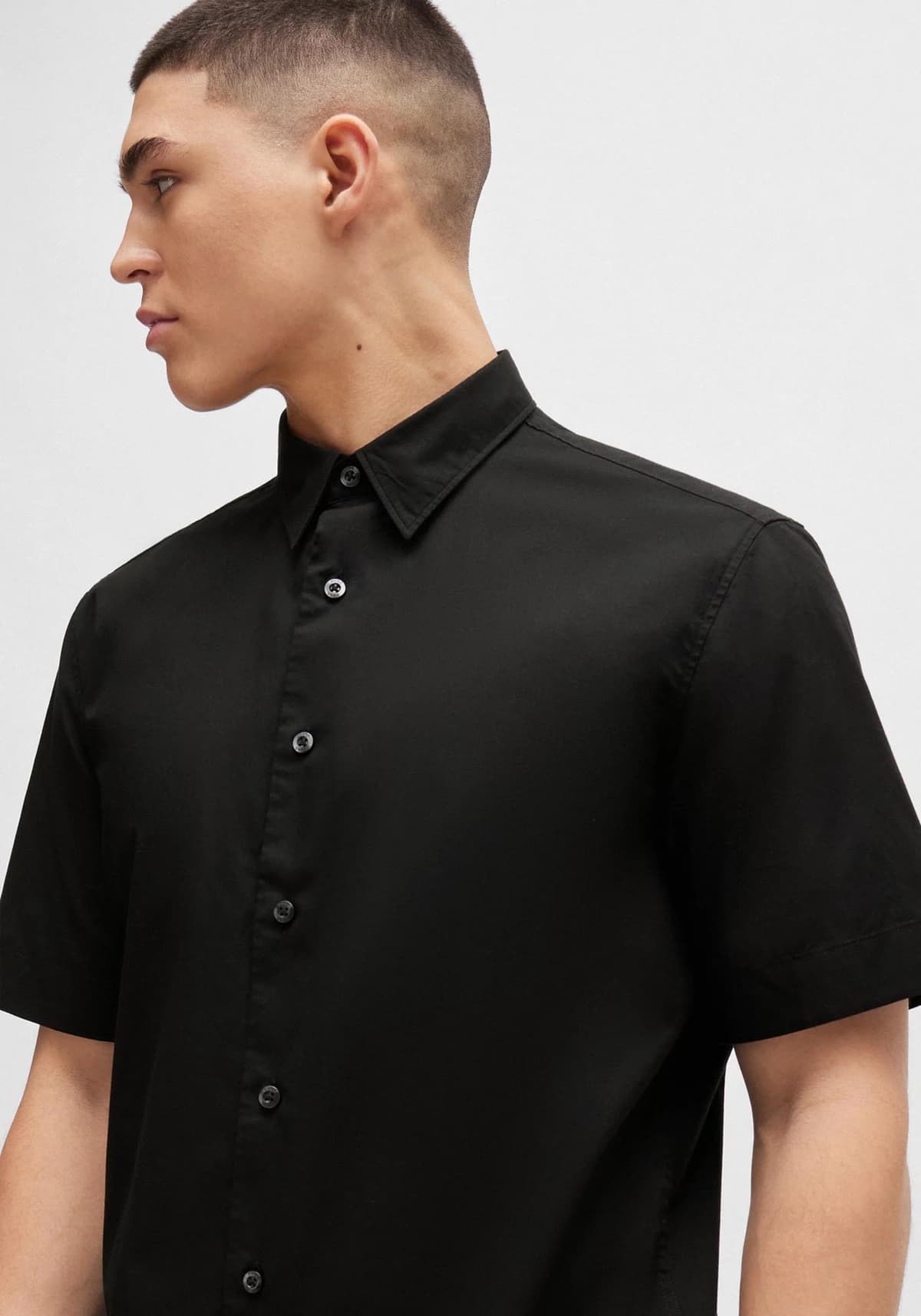 Men's Shirts Hugo Black