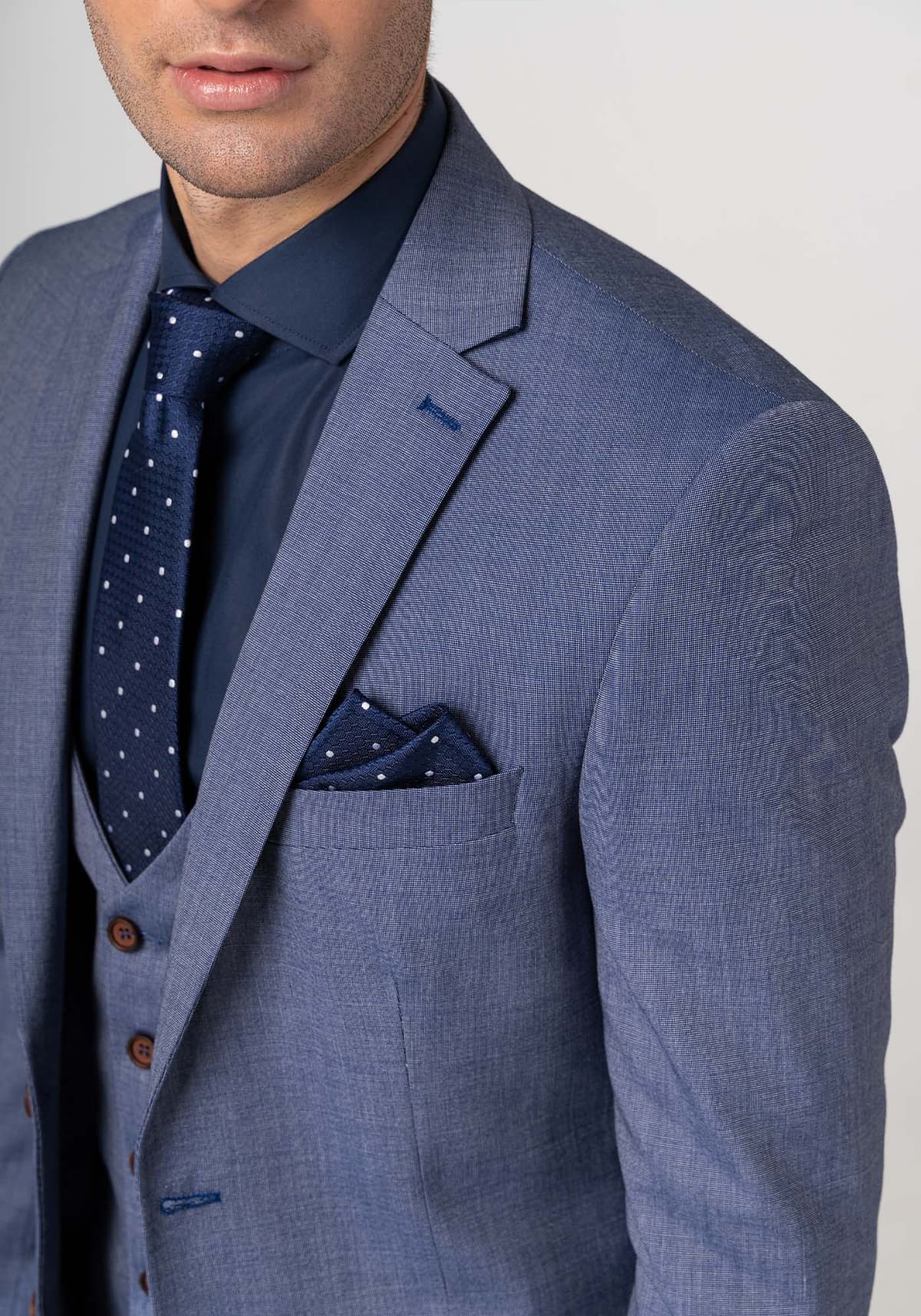 Men's Suits Fragosto Blue