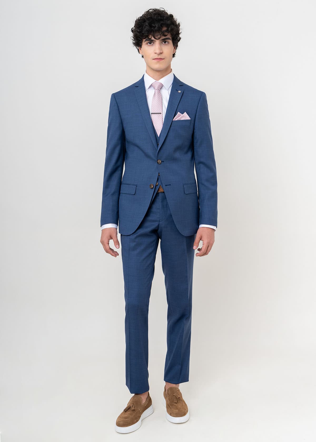 Men's Suits Fragosto Blue