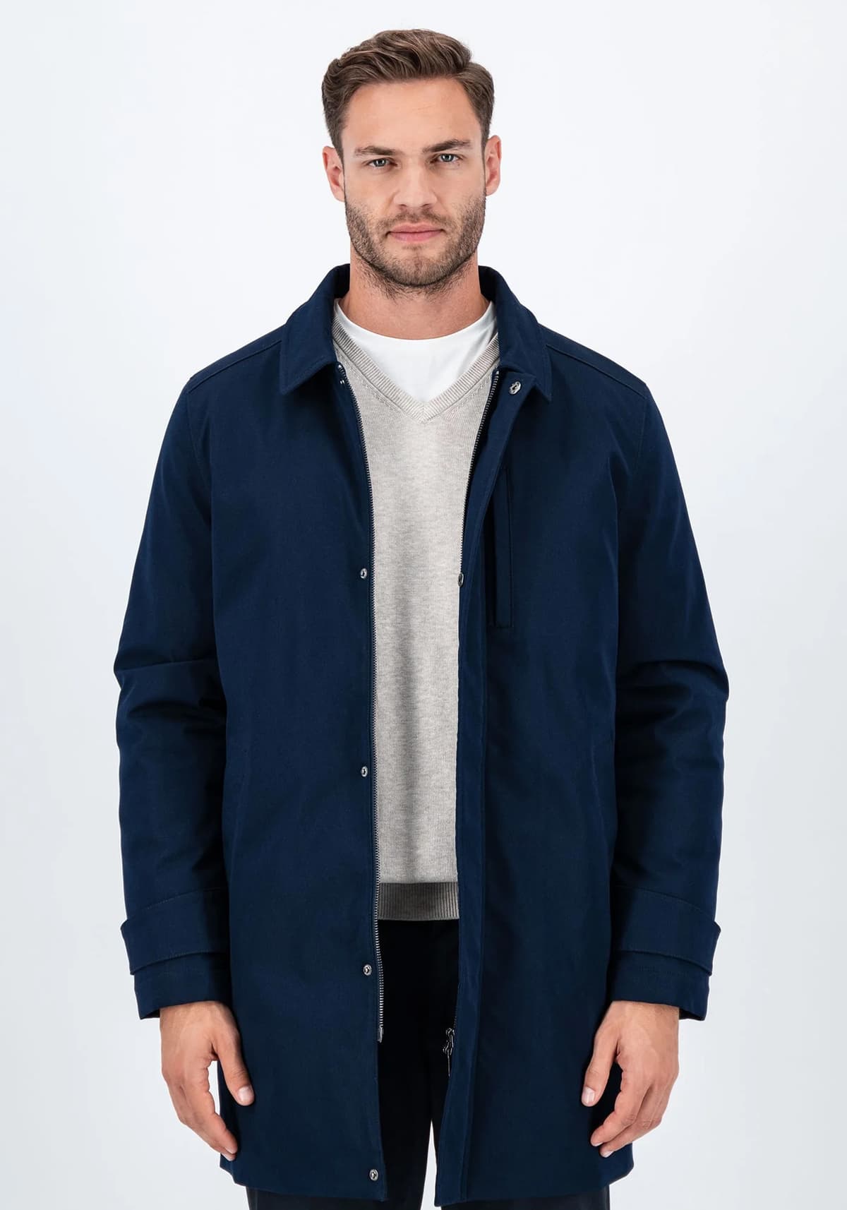 Fynch Hatton Καπαρντίνα της σειράς Logo - 1409 2528 999 Black