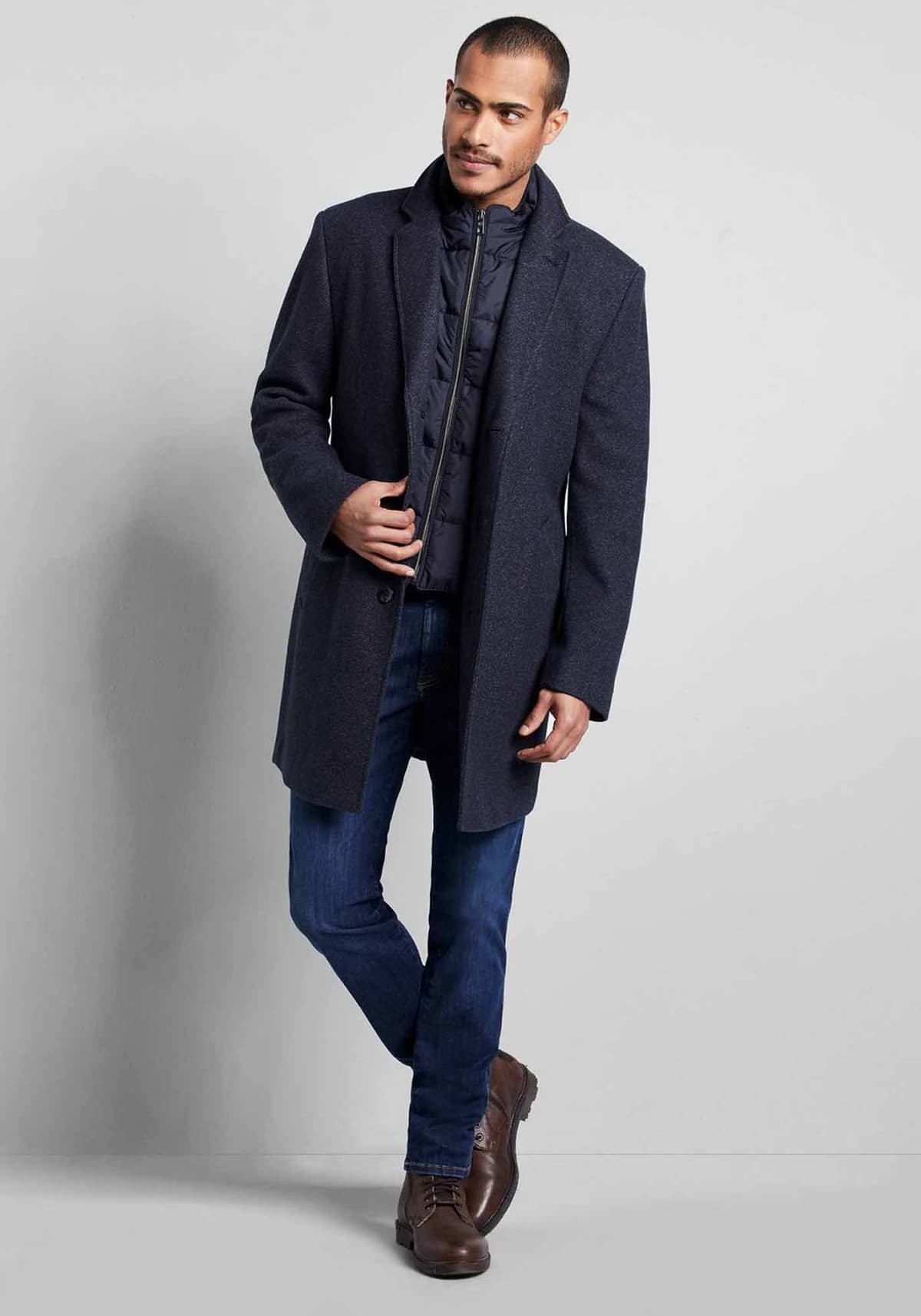 Men's Coats Bugatti Sportswear Blue