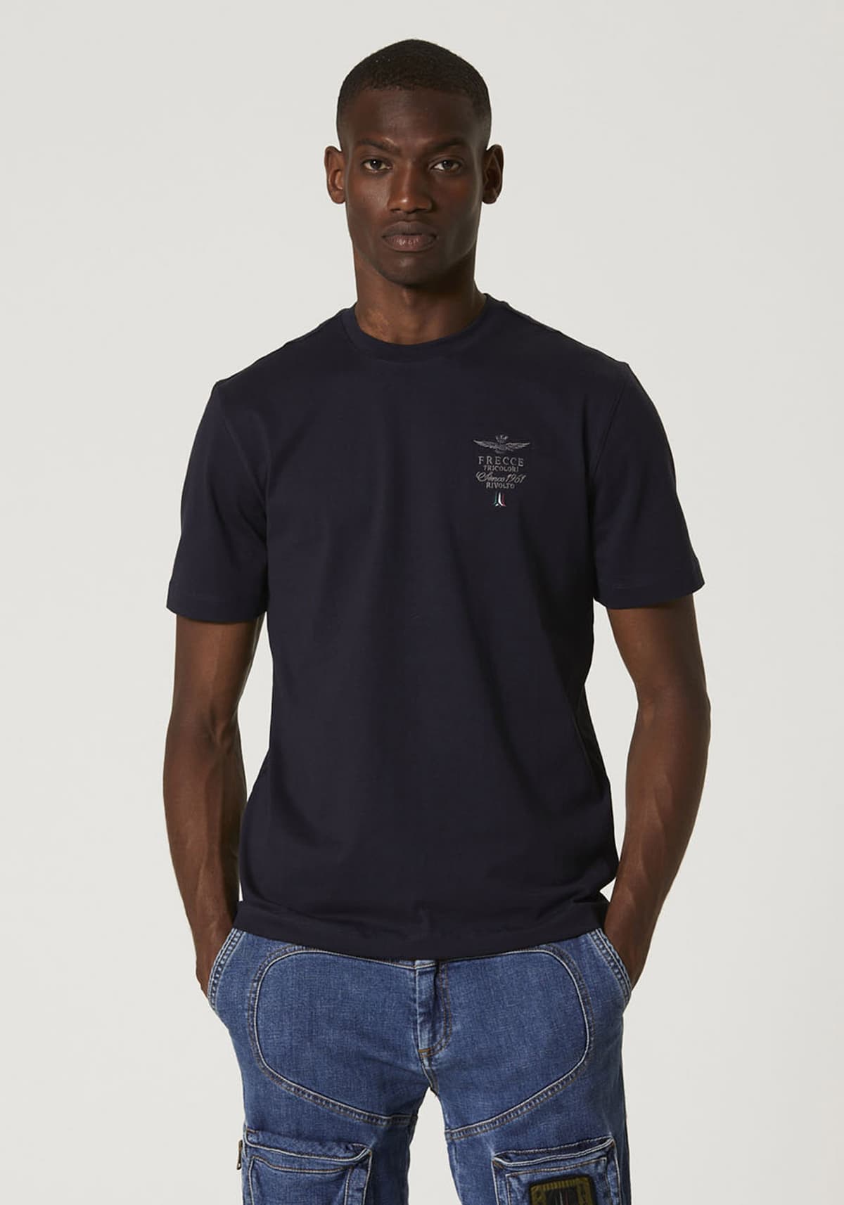 Men's Sweaters Aeronautica Militare Blue