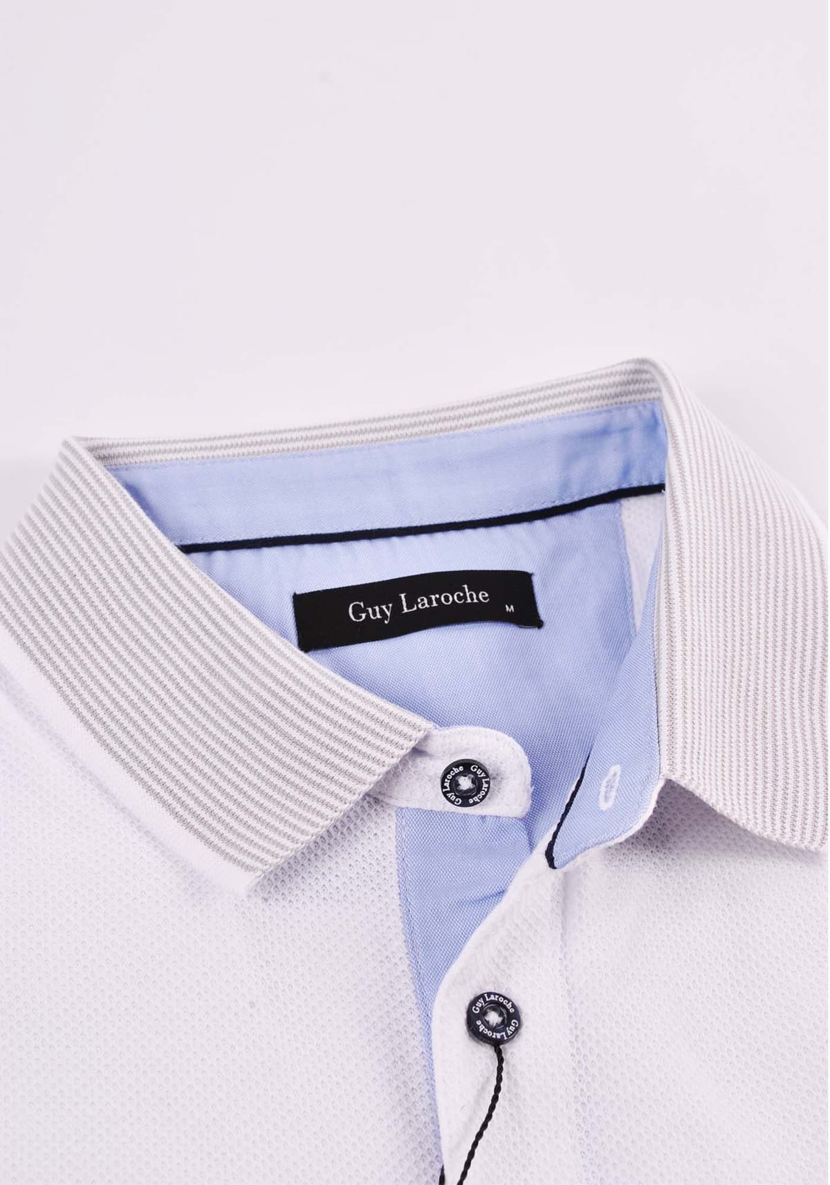 Men's Polo Shirts Guy Laroche White