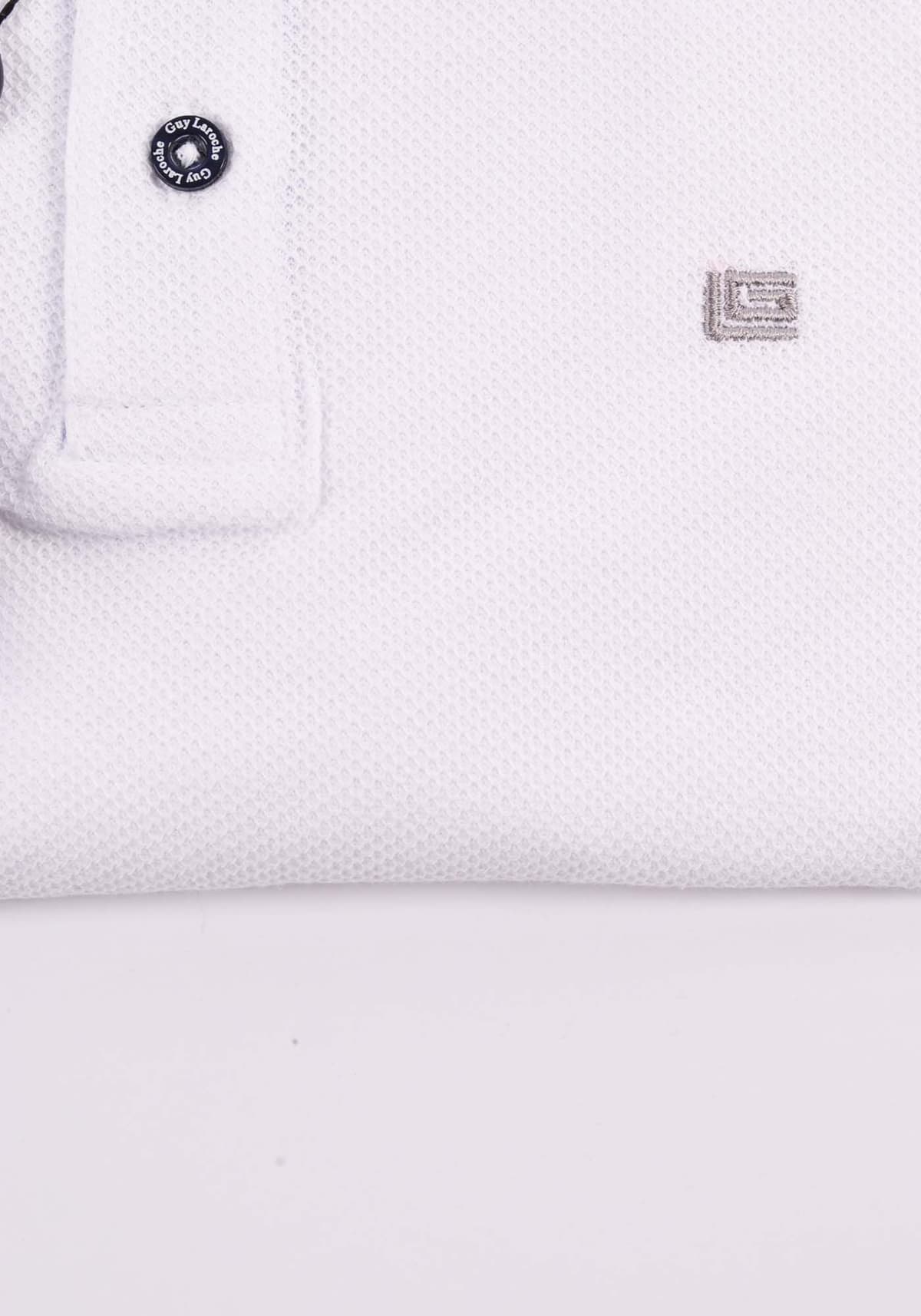 Men's Polo Shirts Guy Laroche White