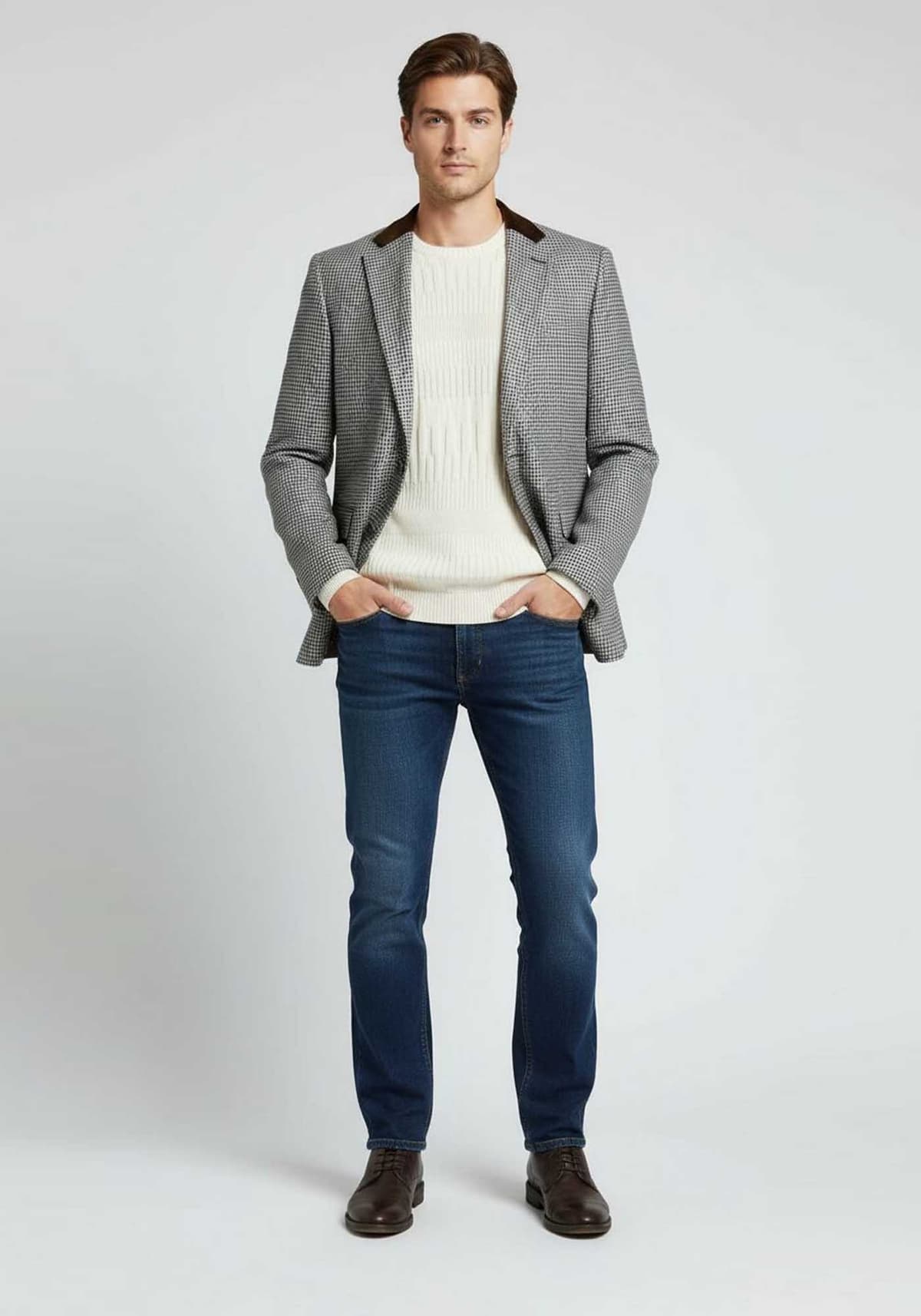 Men's Blazers Guy Laroche Brown