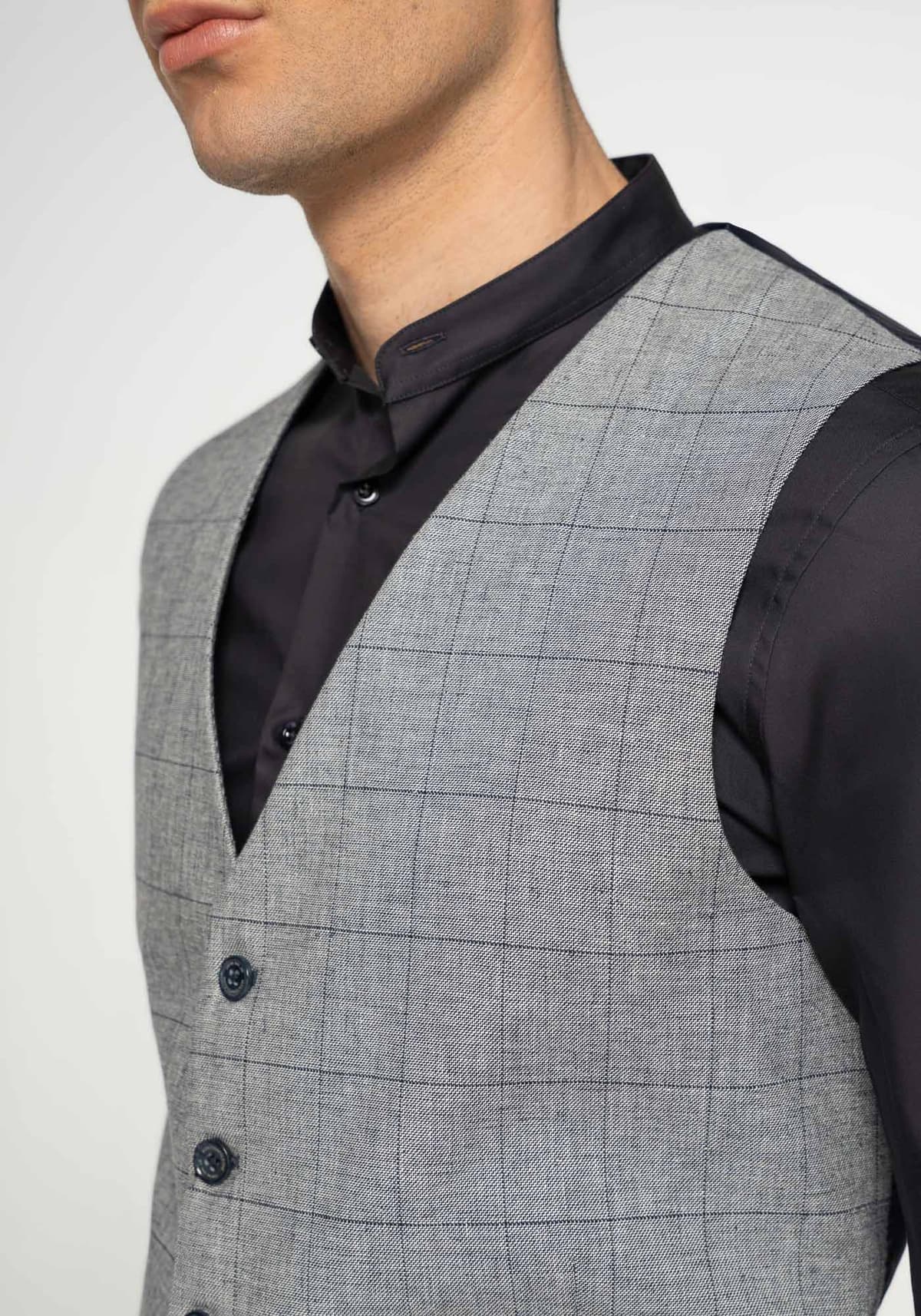 Men's Vests Monte Napoleone Gray