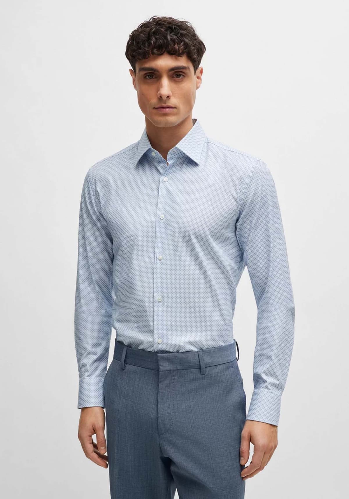 Men's Shirts Boss Blue
