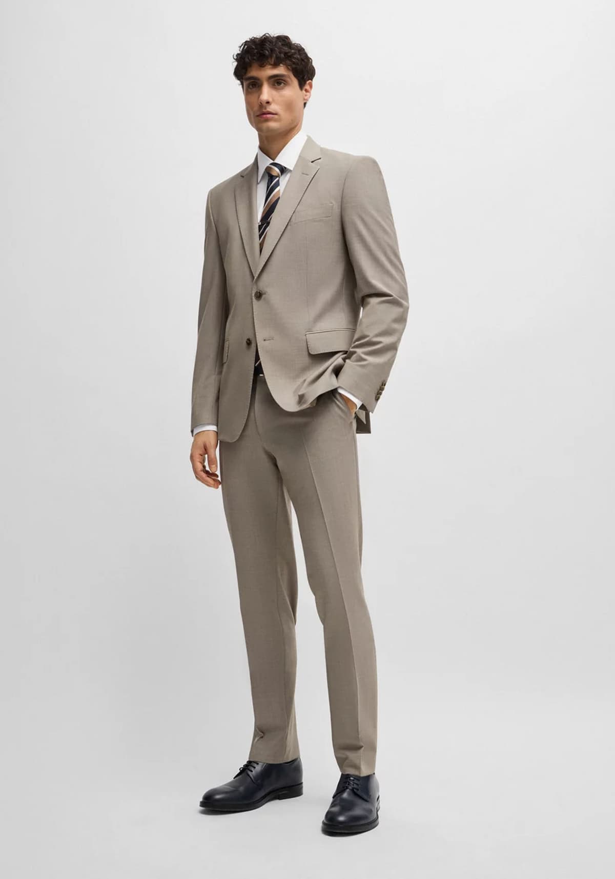 Men's Suits Boss Brown