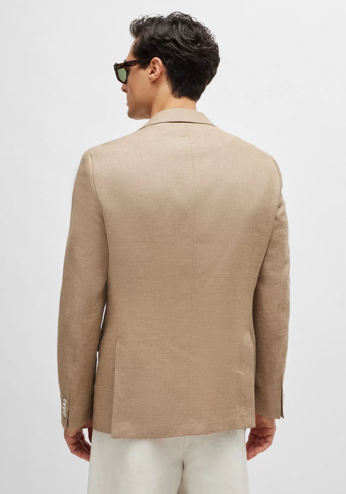 Men's Blazers Boss Beige