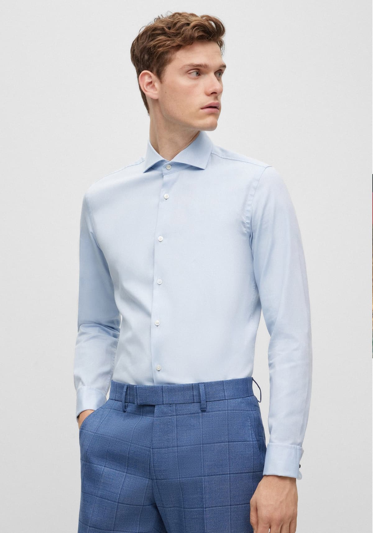 Men's Shirts Boss Blue