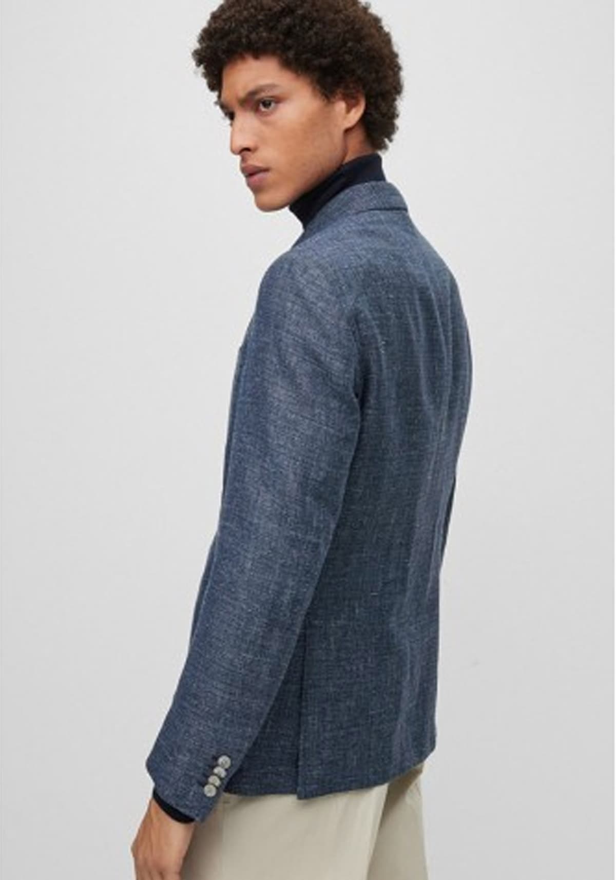 Men's Blazers Boss Blue