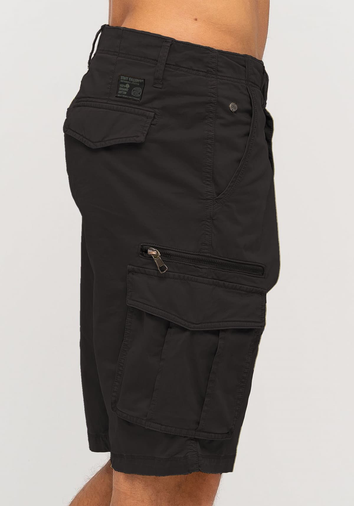 Men's Cargo Shorts Staff Jeans & CO Black