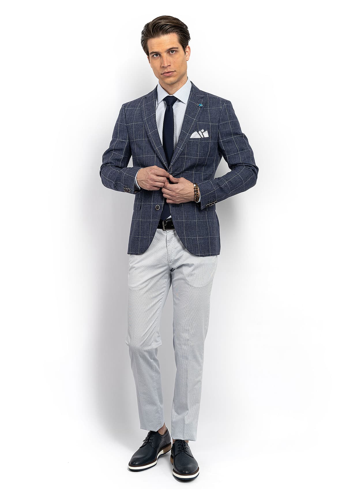 Fragosto Checkered Fragosto Blazer