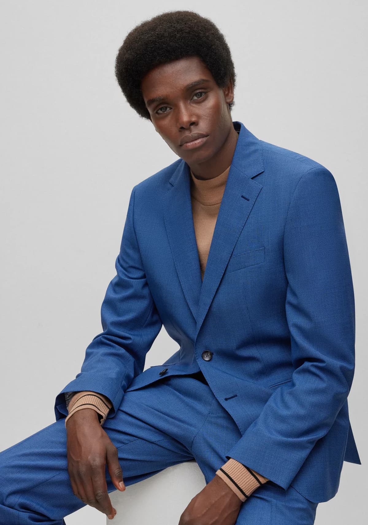 Men's Suits Boss Blue