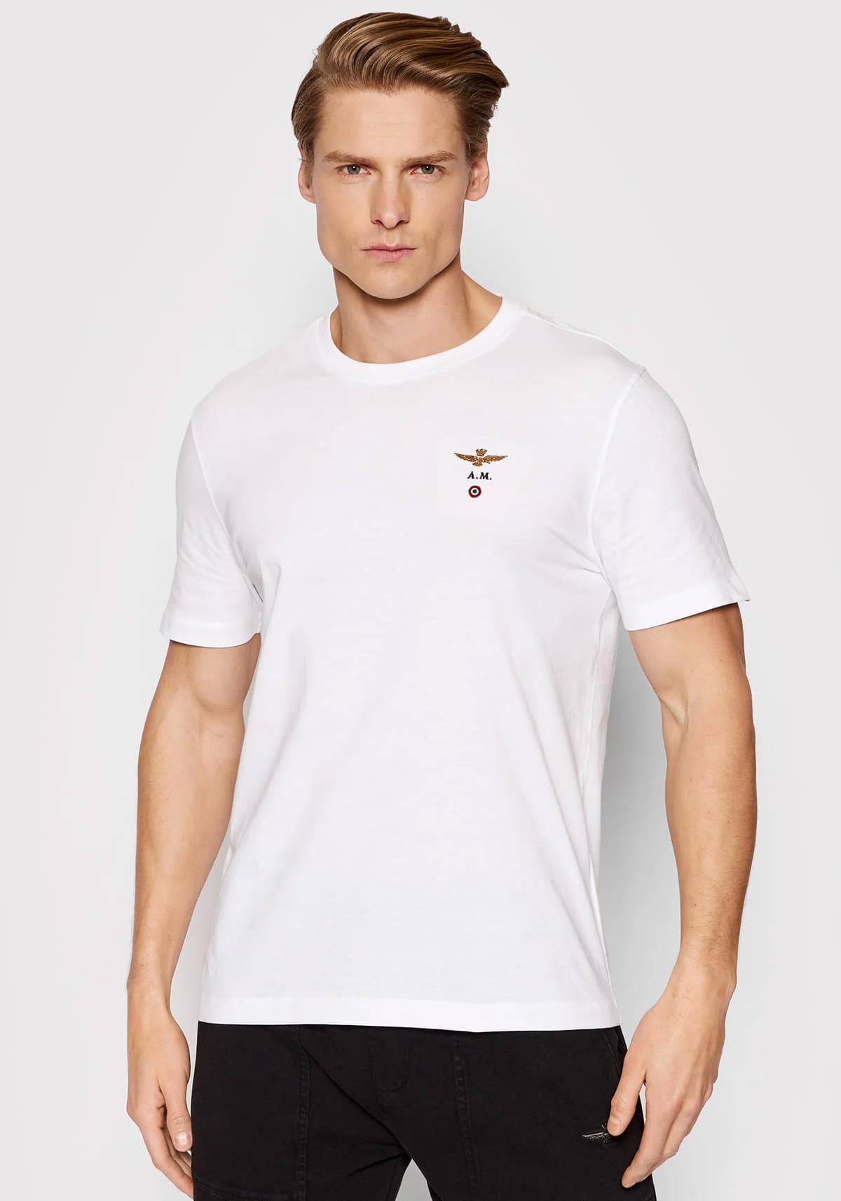 Men's T-Shirts Aeronautica Militare White