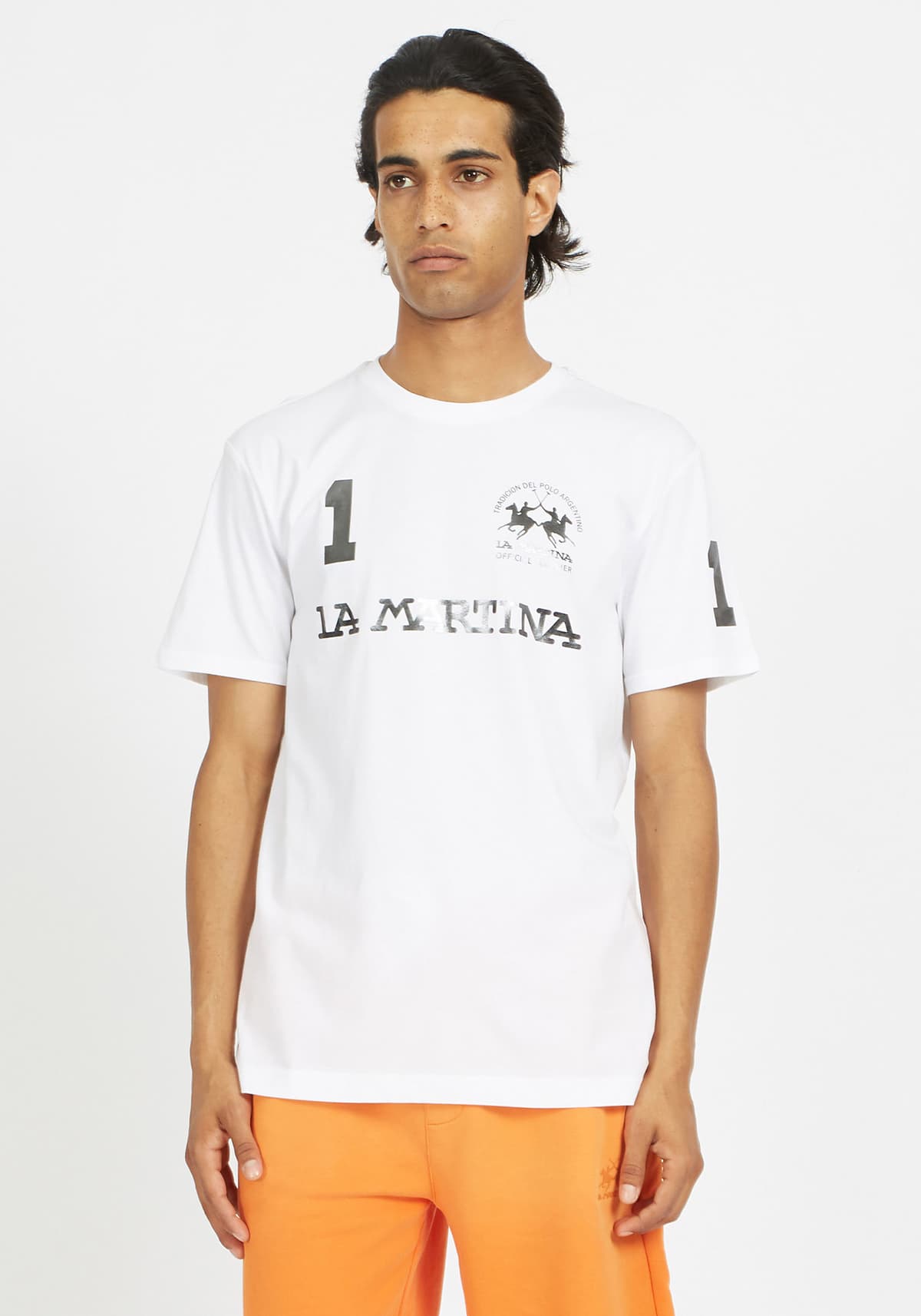Men's T-Shirts La Martina White