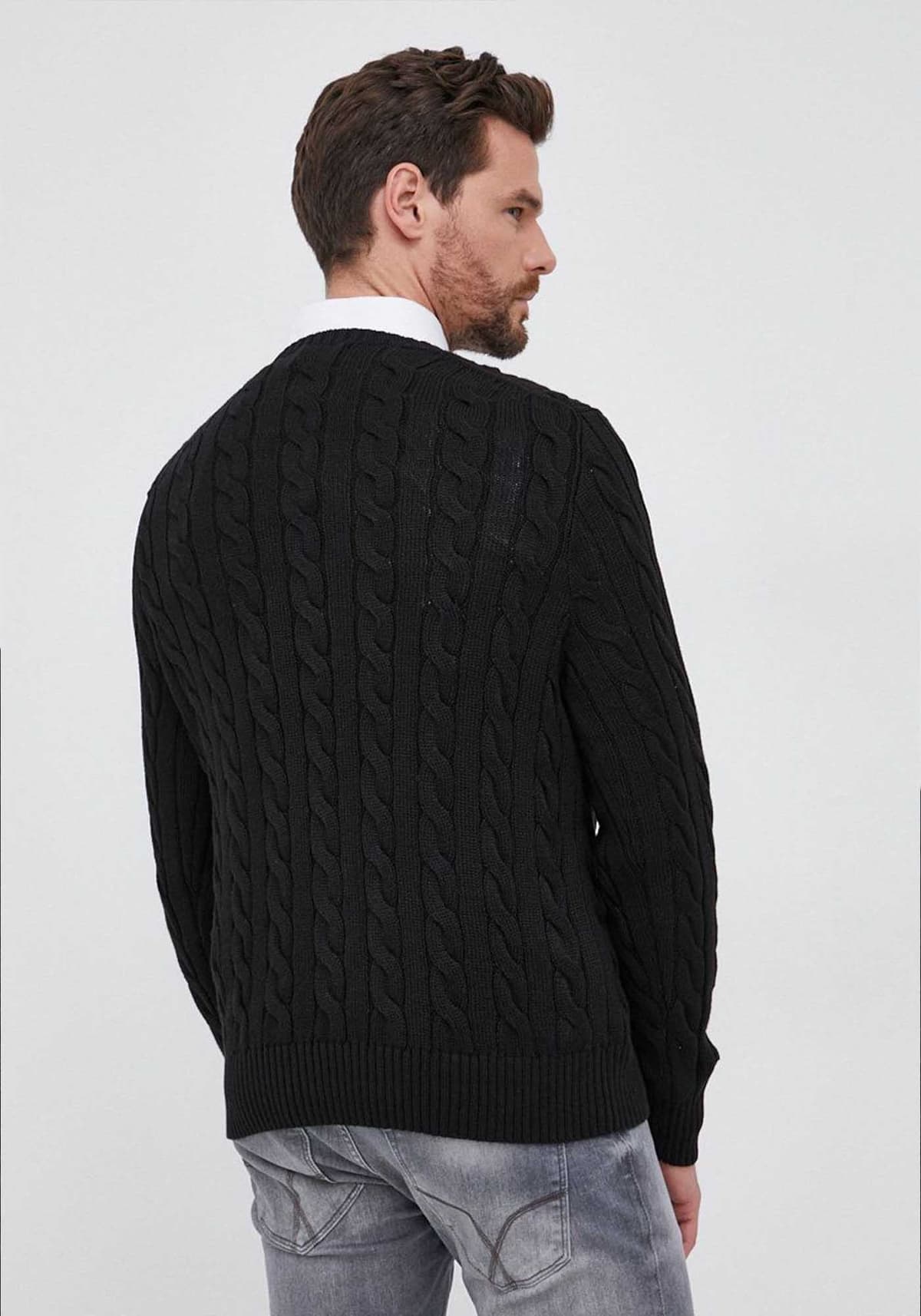 Polo Ralph Lauren Πλεκτή Μπλούζα της σειράς Jumper - 710775885 012 Black