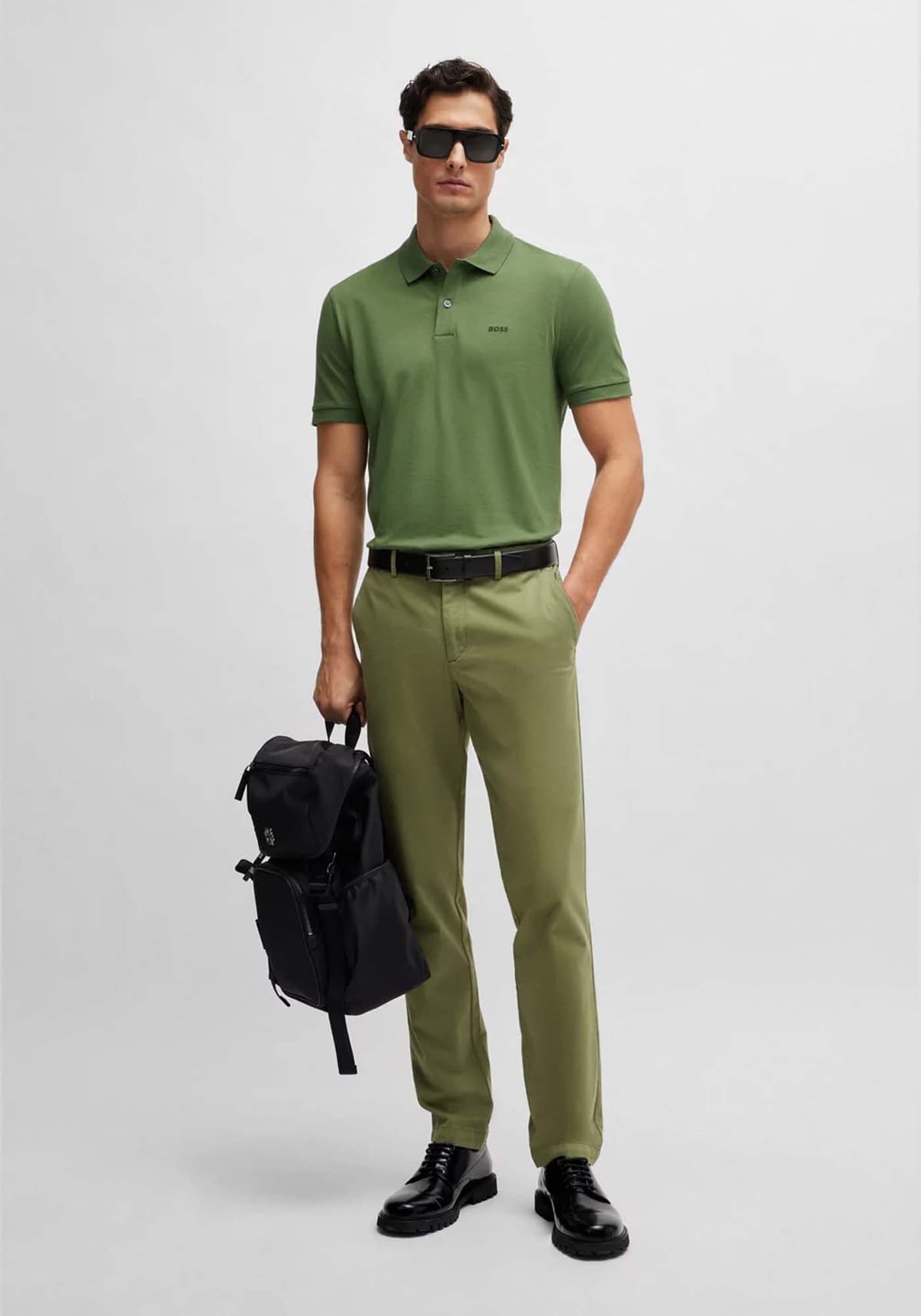 Men's Pants Boss Green