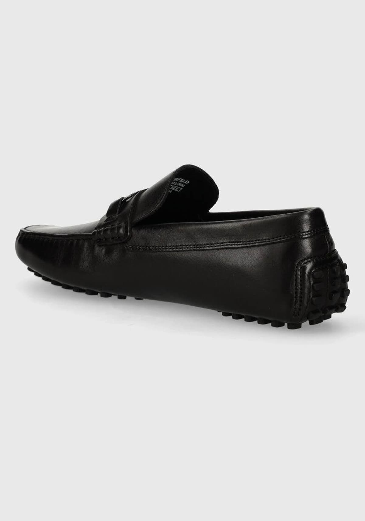 Ανδρικά Δερμάτινα Μοκασίνια Μαύρα Karl Lagerfeld KL22410-000 BLACK