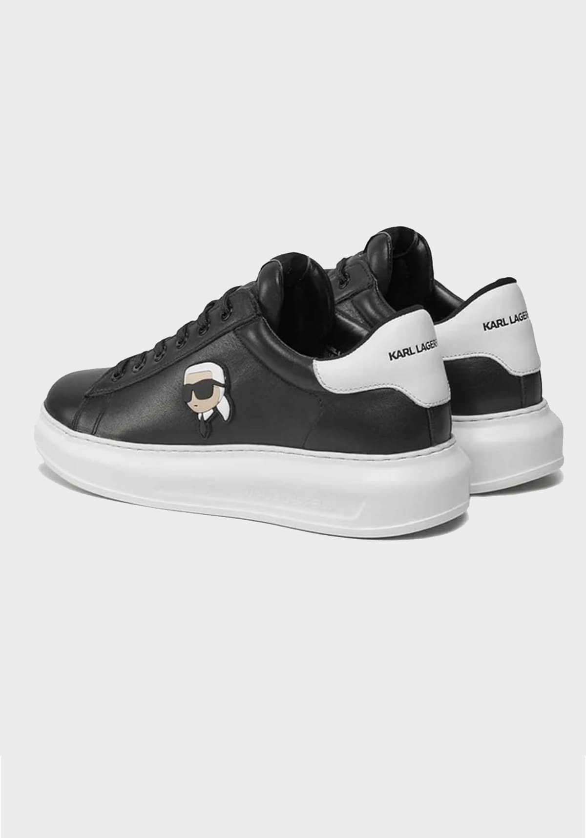KARL LAGERFELD ΠΑΠΟΥΤΣΙΑ SNEAKERS KAPRI KARL IKONIC 3D LACE ΜΑΥΡΟ