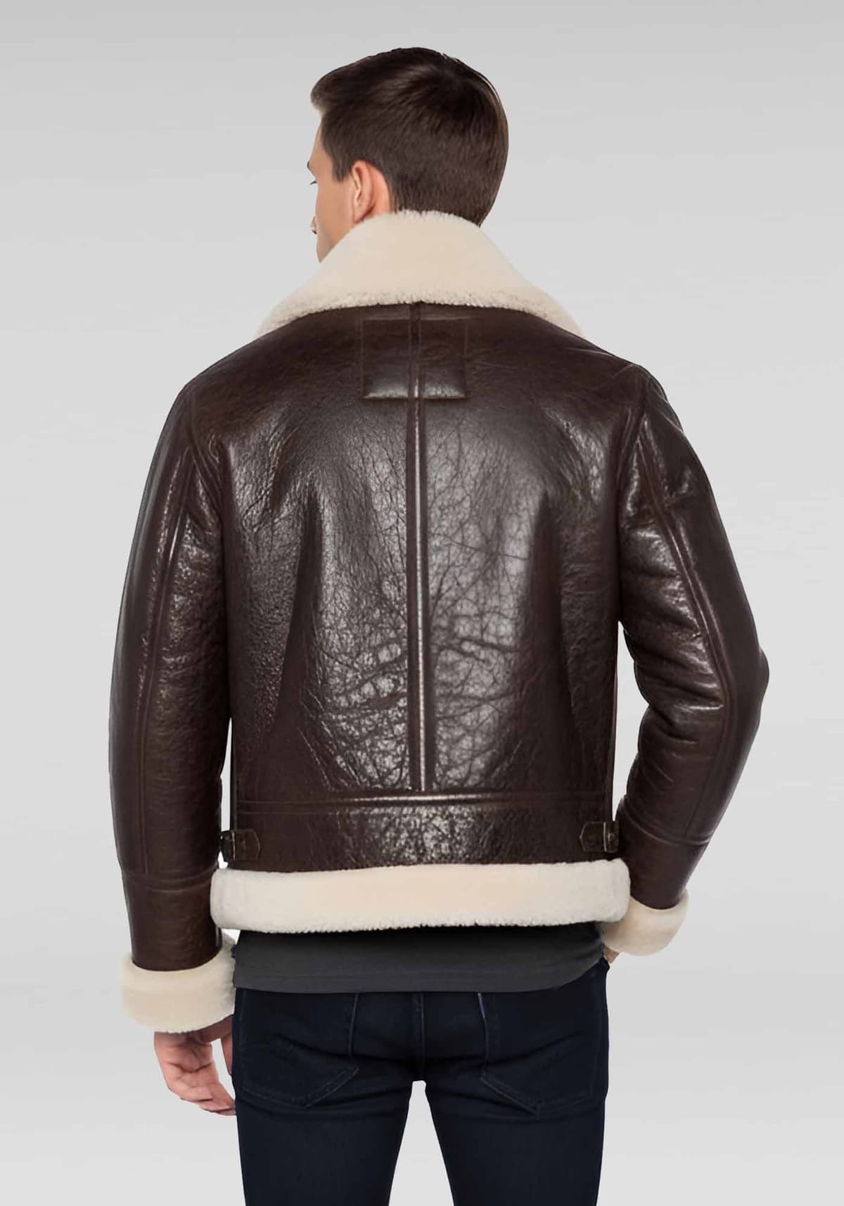 Men's Leather Jackets Schott N.Y.C. Brown